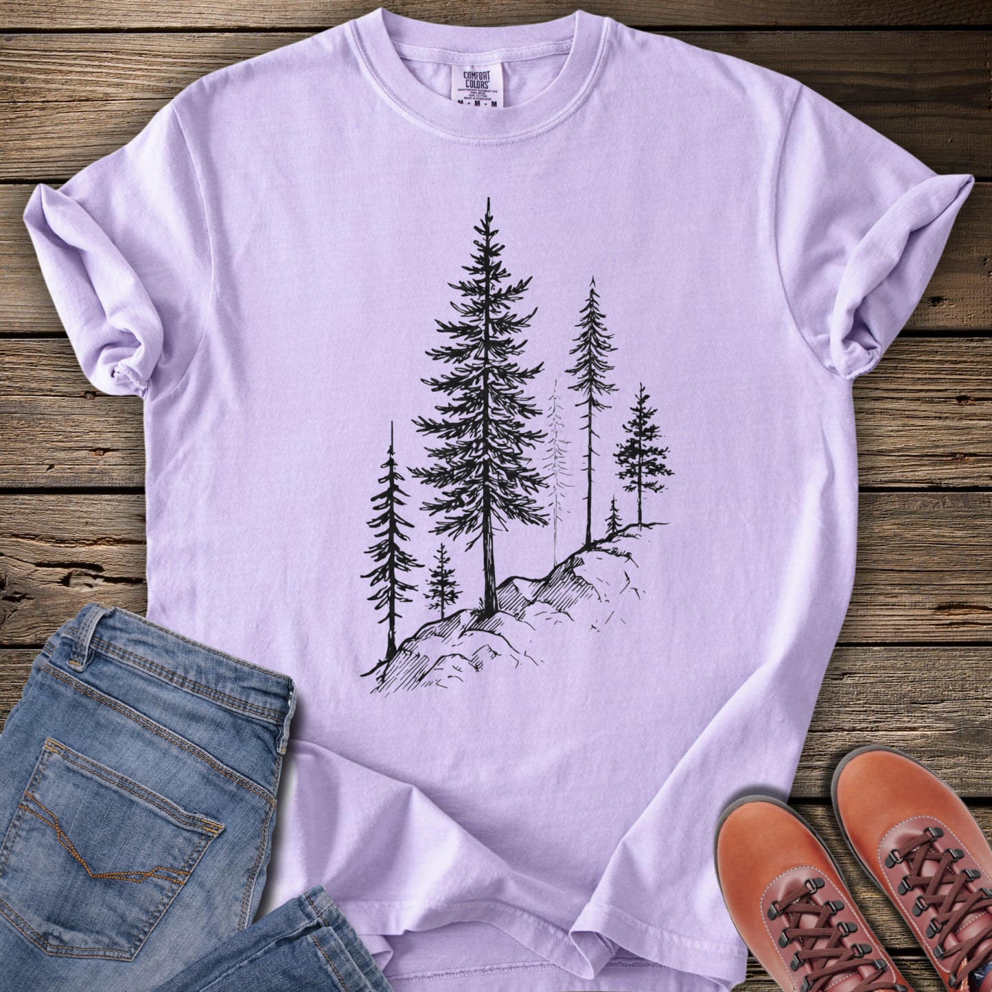 Mountain Pine Tree T-Shirt