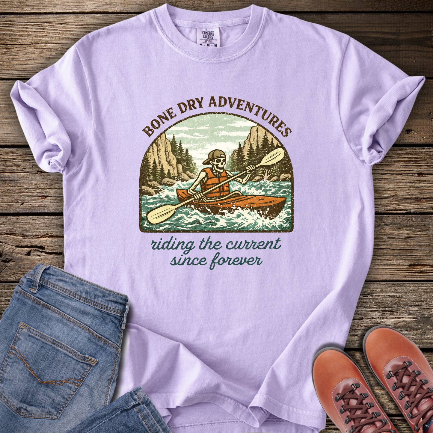 Bone Dry Adventures Kayak T-Shirt