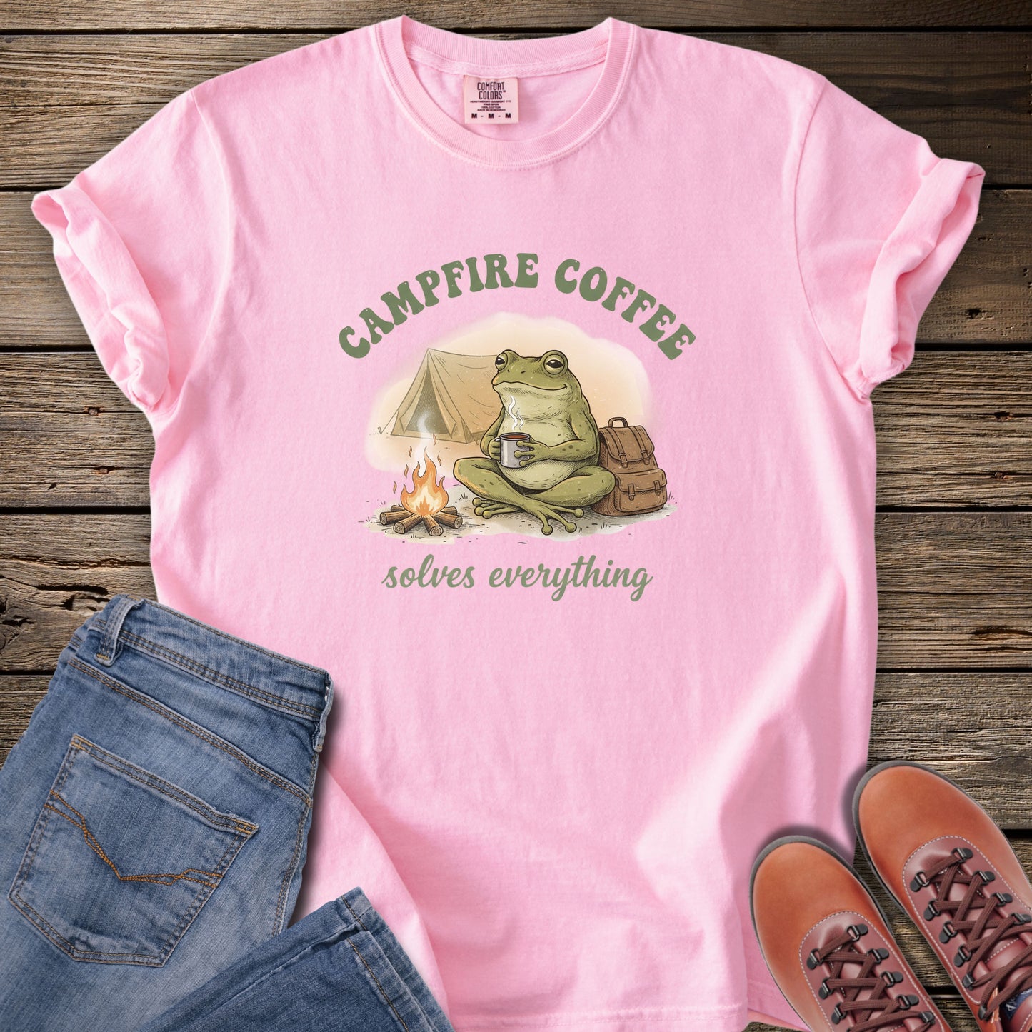 Campfire Coffee Solves Everything T-Shirt