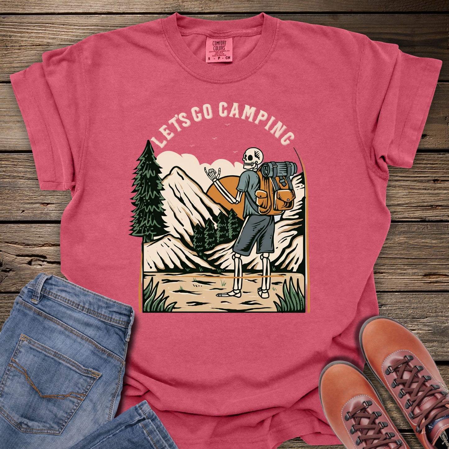 Let's Go Camping T‑Shirt