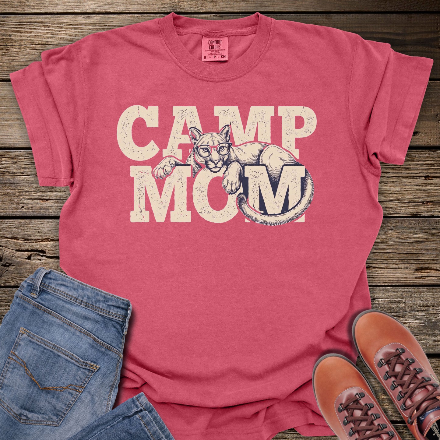 Camp Mom Cougar T-Shirt