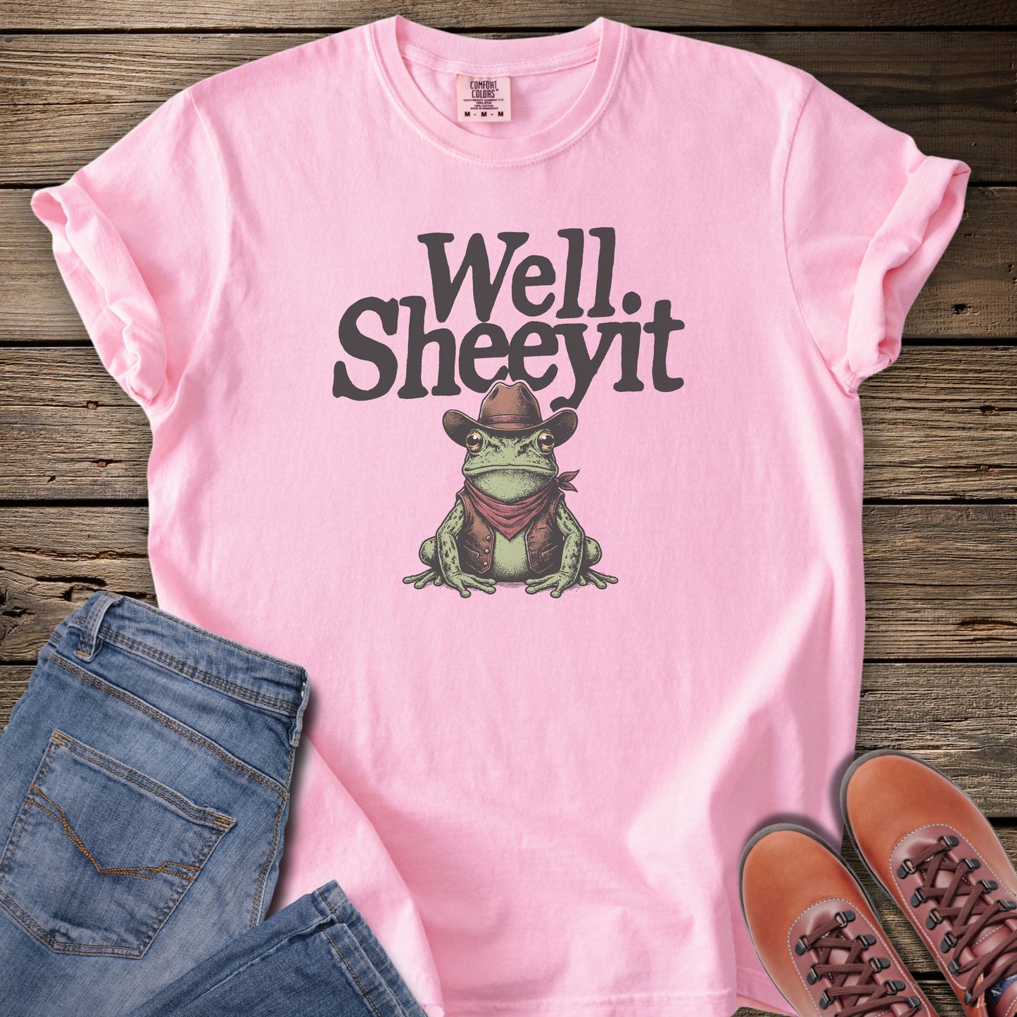Well, Sheeyit Frog T-Shirt