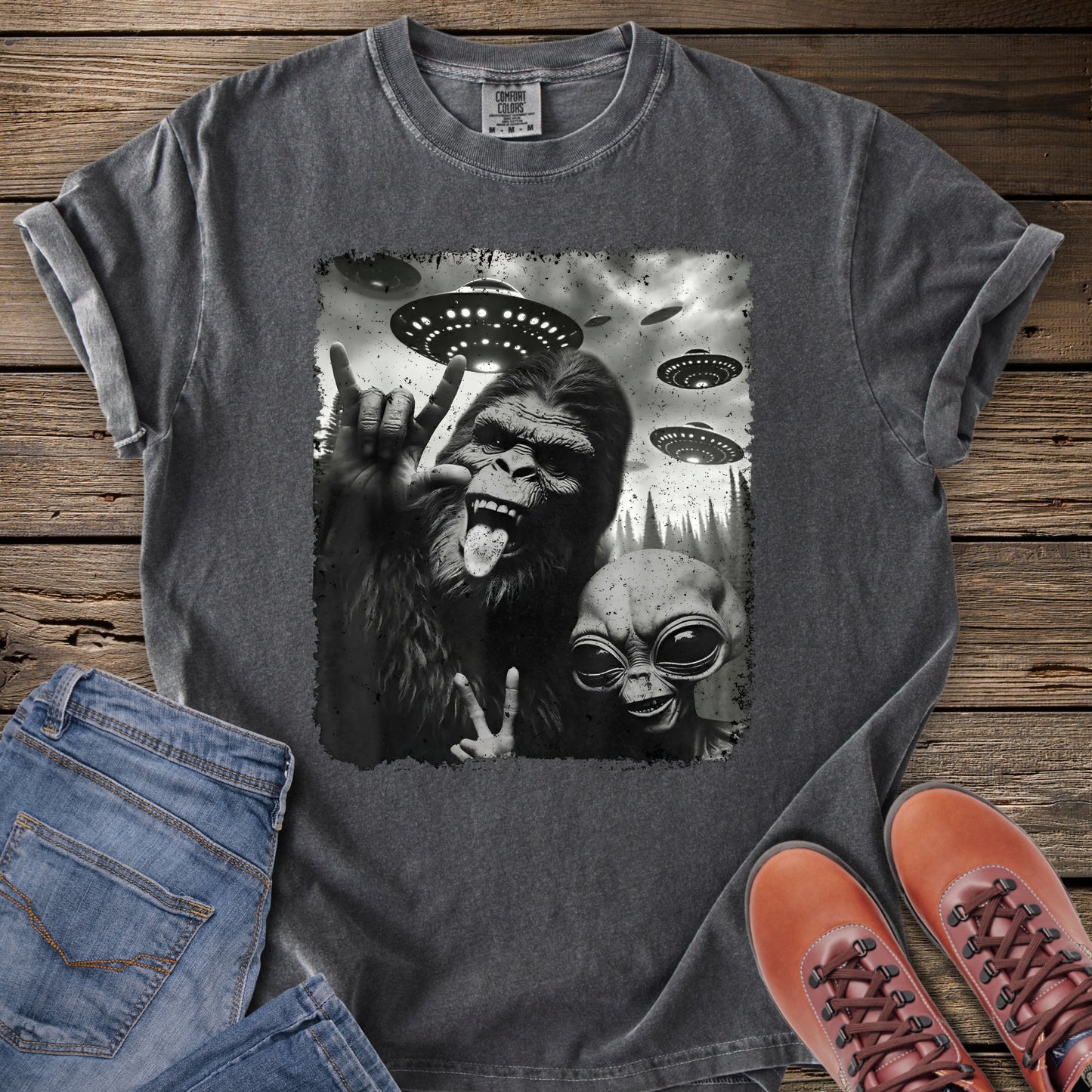 Cryptids Selfie T-Shirt