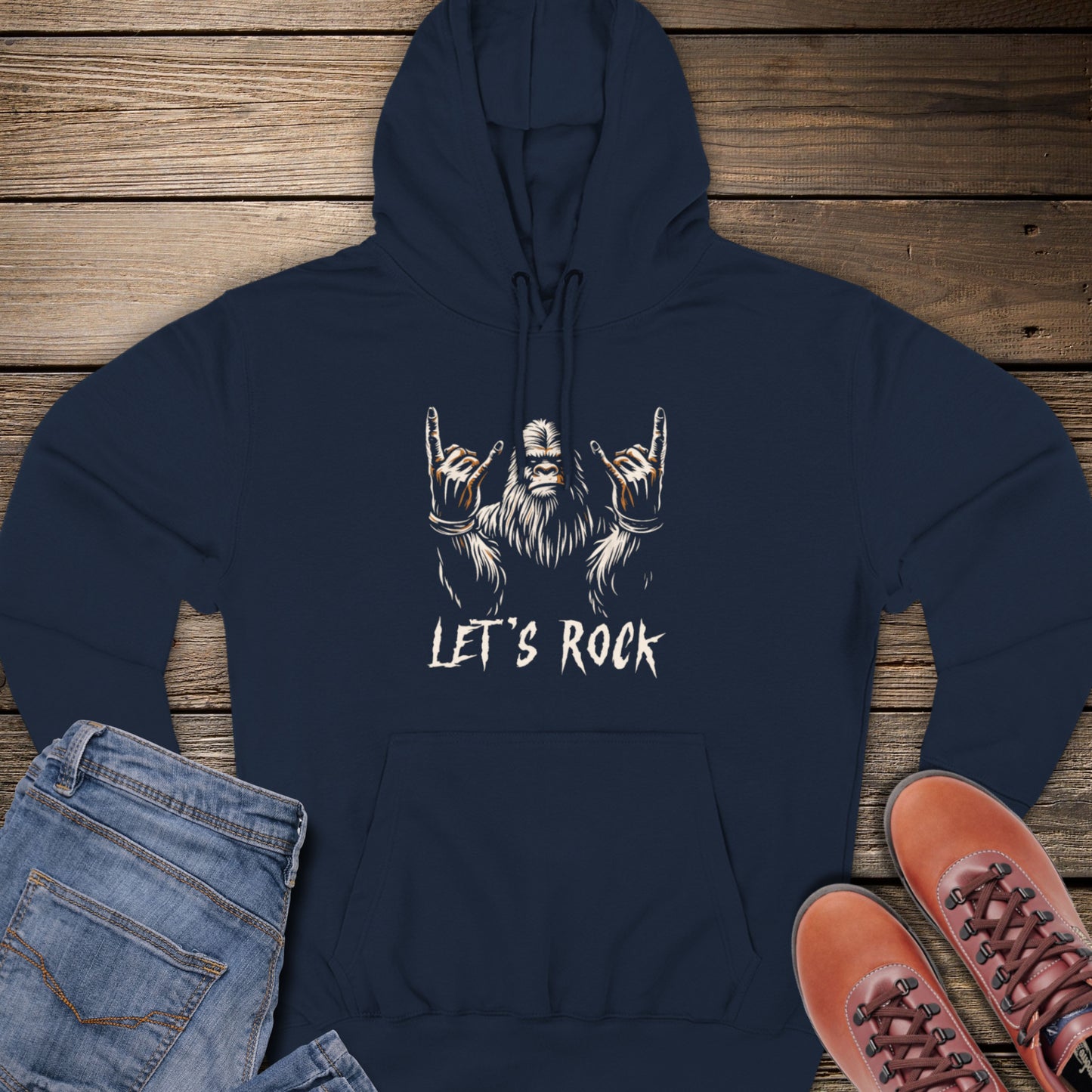 Bigfoot Let's Rock Premium Line Hoodie