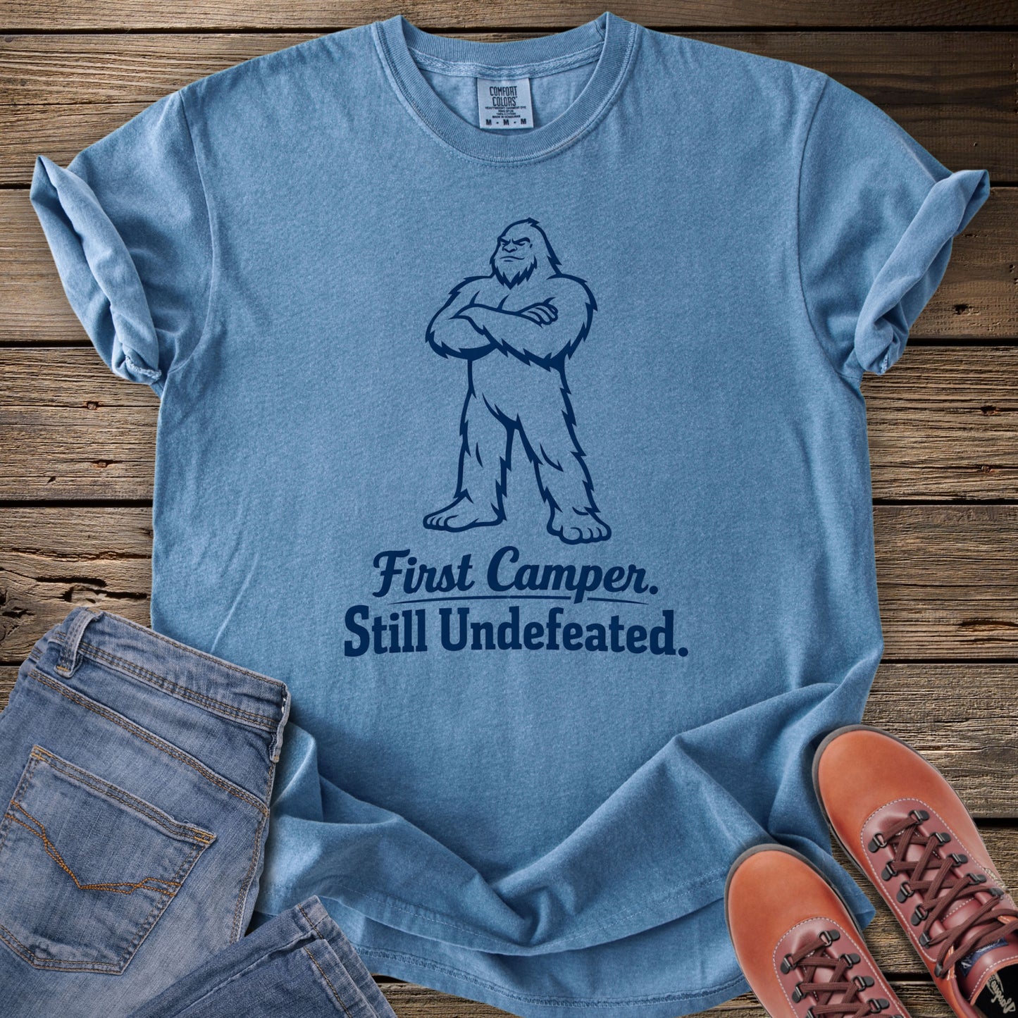 First Camper, Still Undefeated T-Shirt
