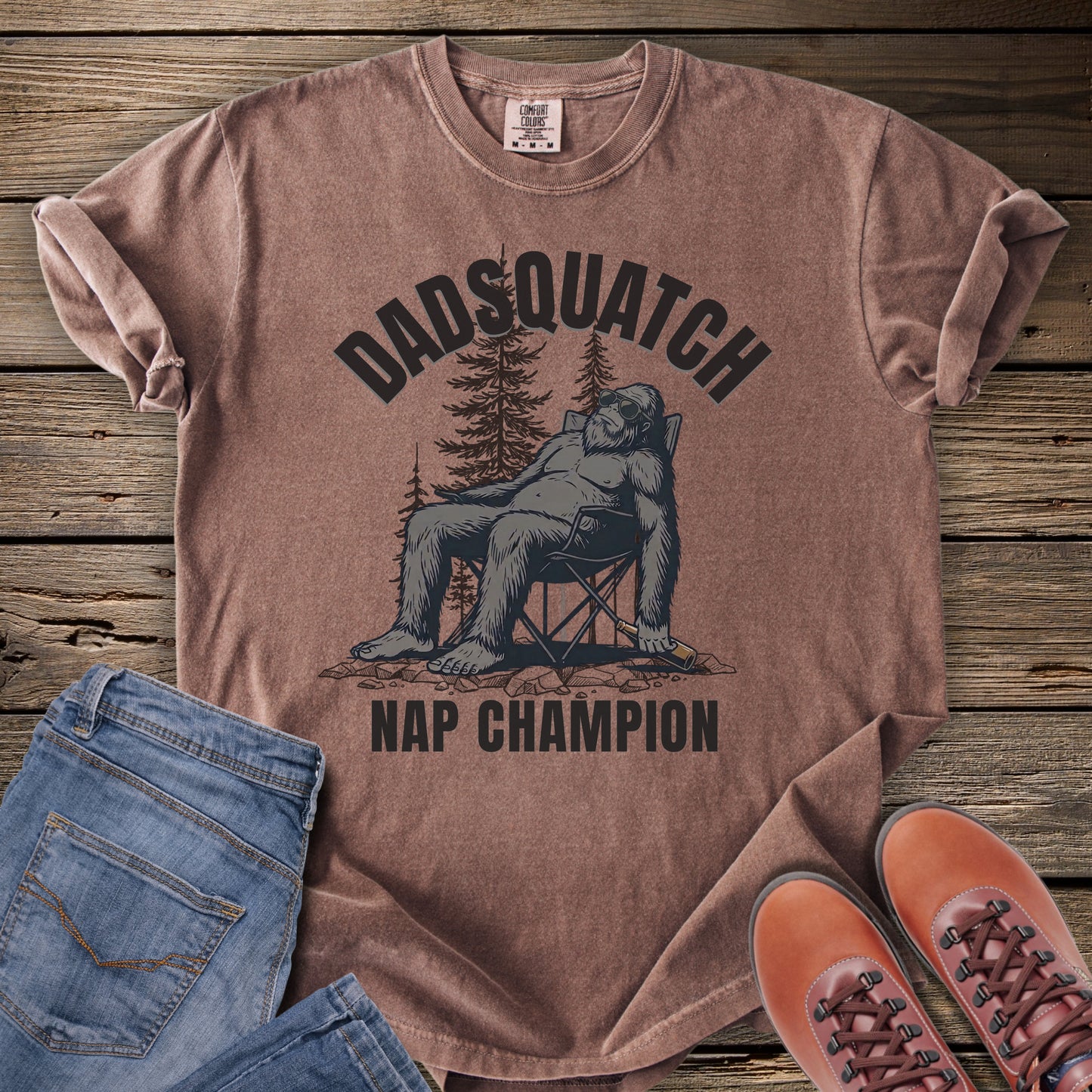 Dadsquatch Nap Champion T-Shirt