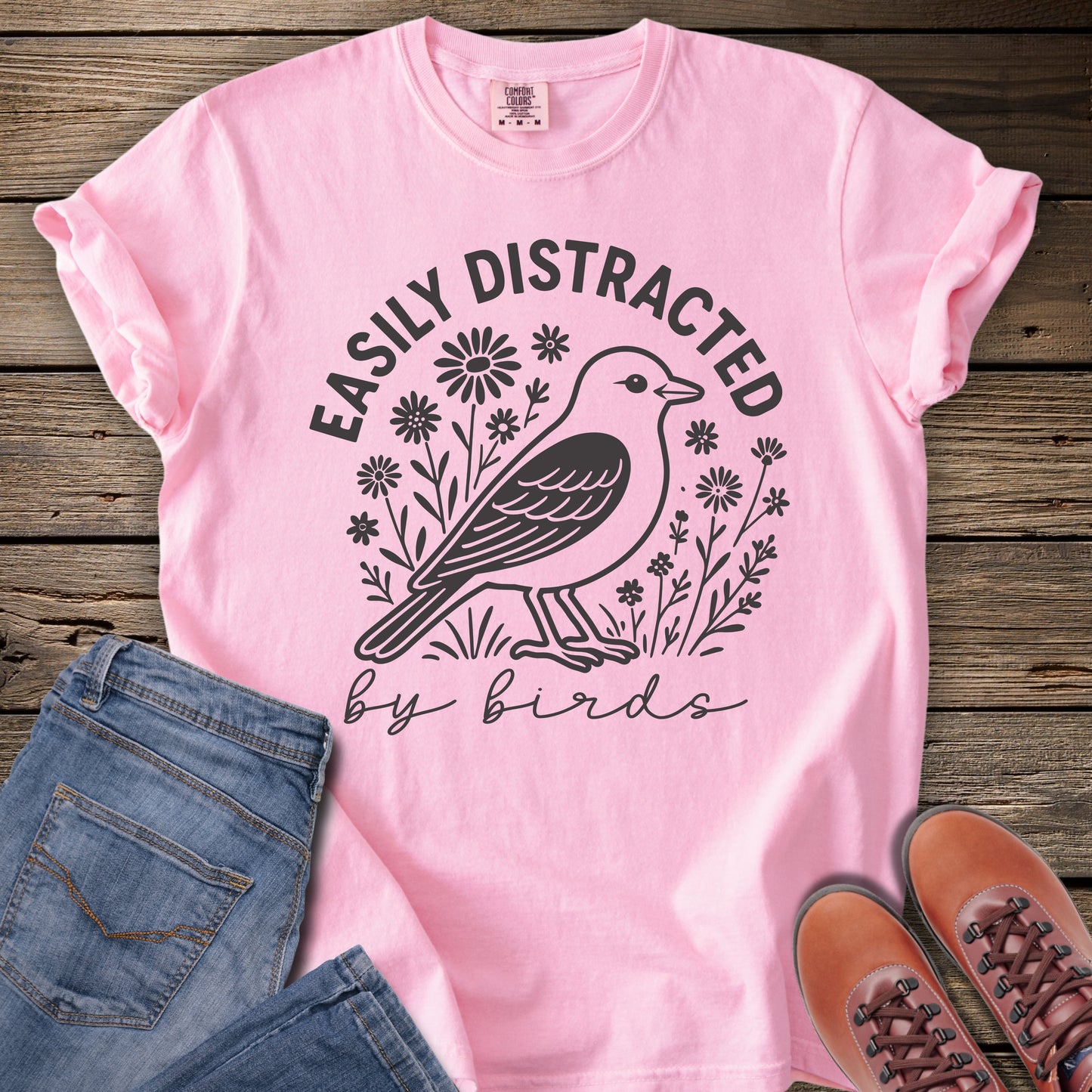 Easily Distracted by Birds T-Shirt