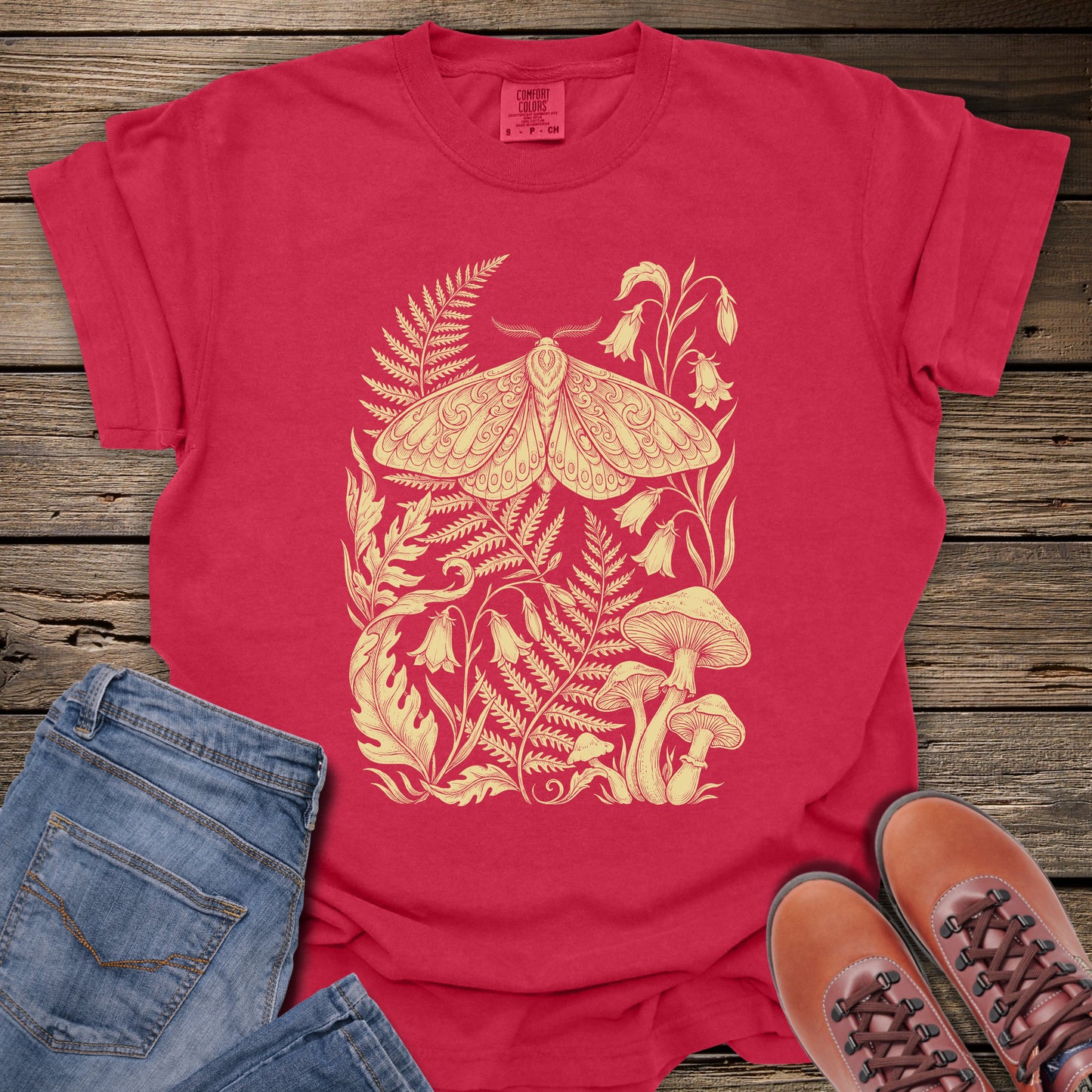 Moth & Mushroom Botanical T-Shirt