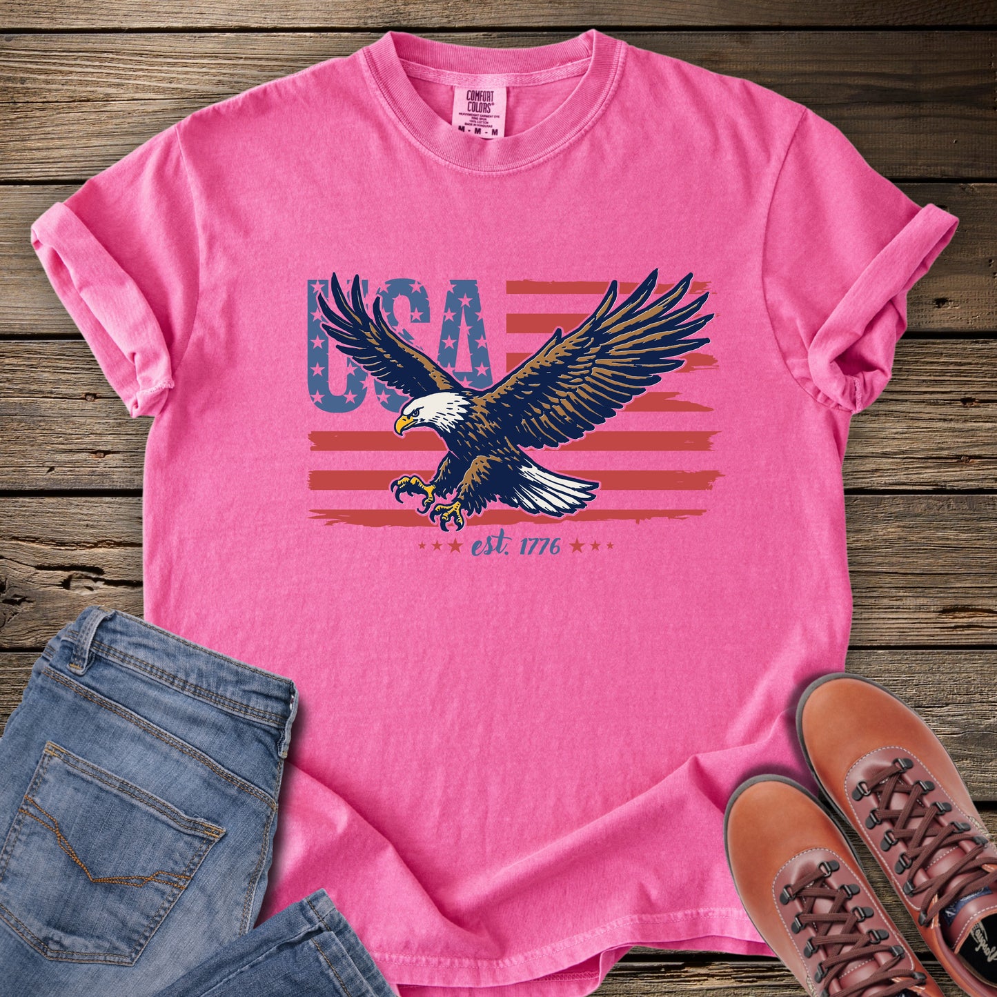Patriotic Eagle USA T-Shirt
