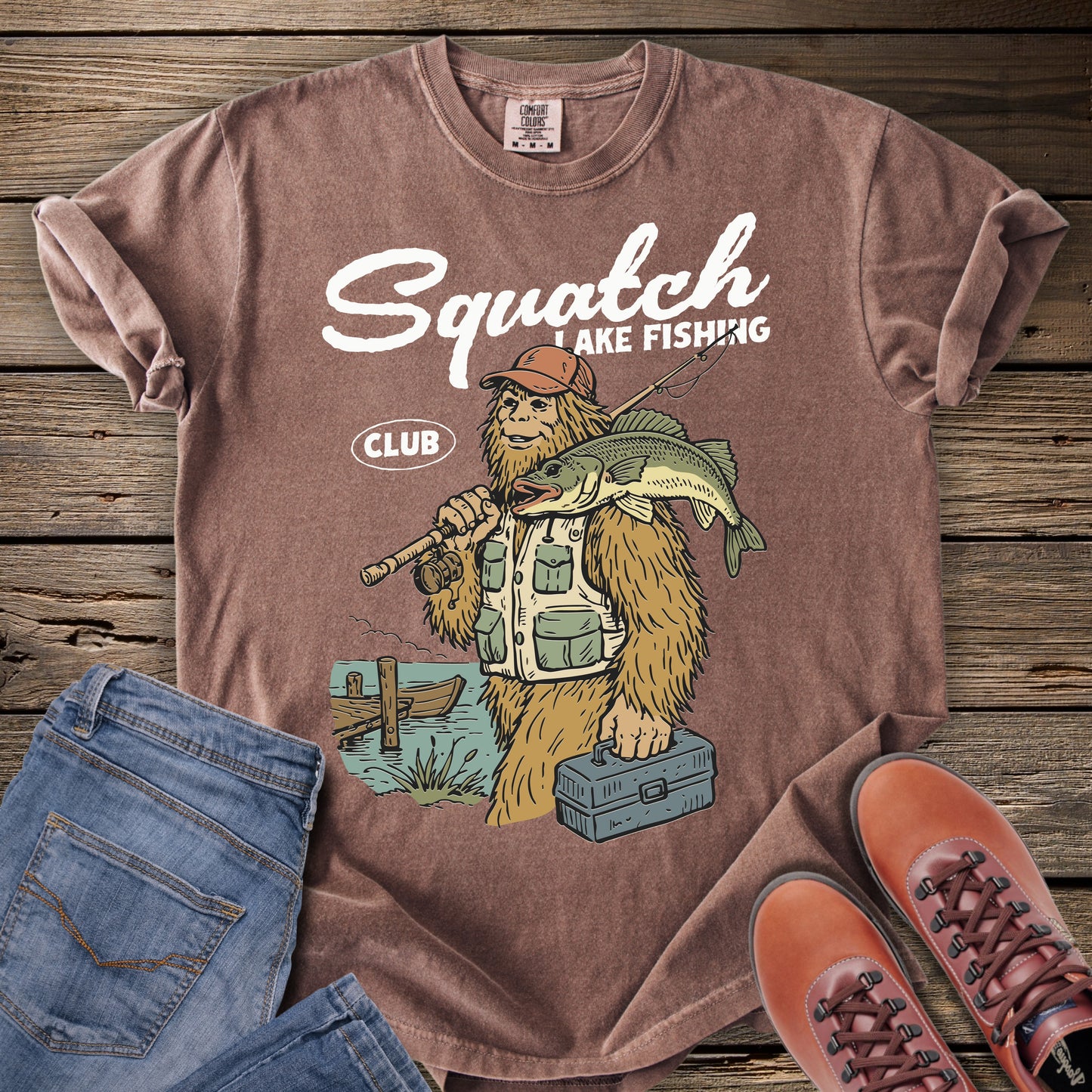 Squatch Lake Fishing Club T-Shirt