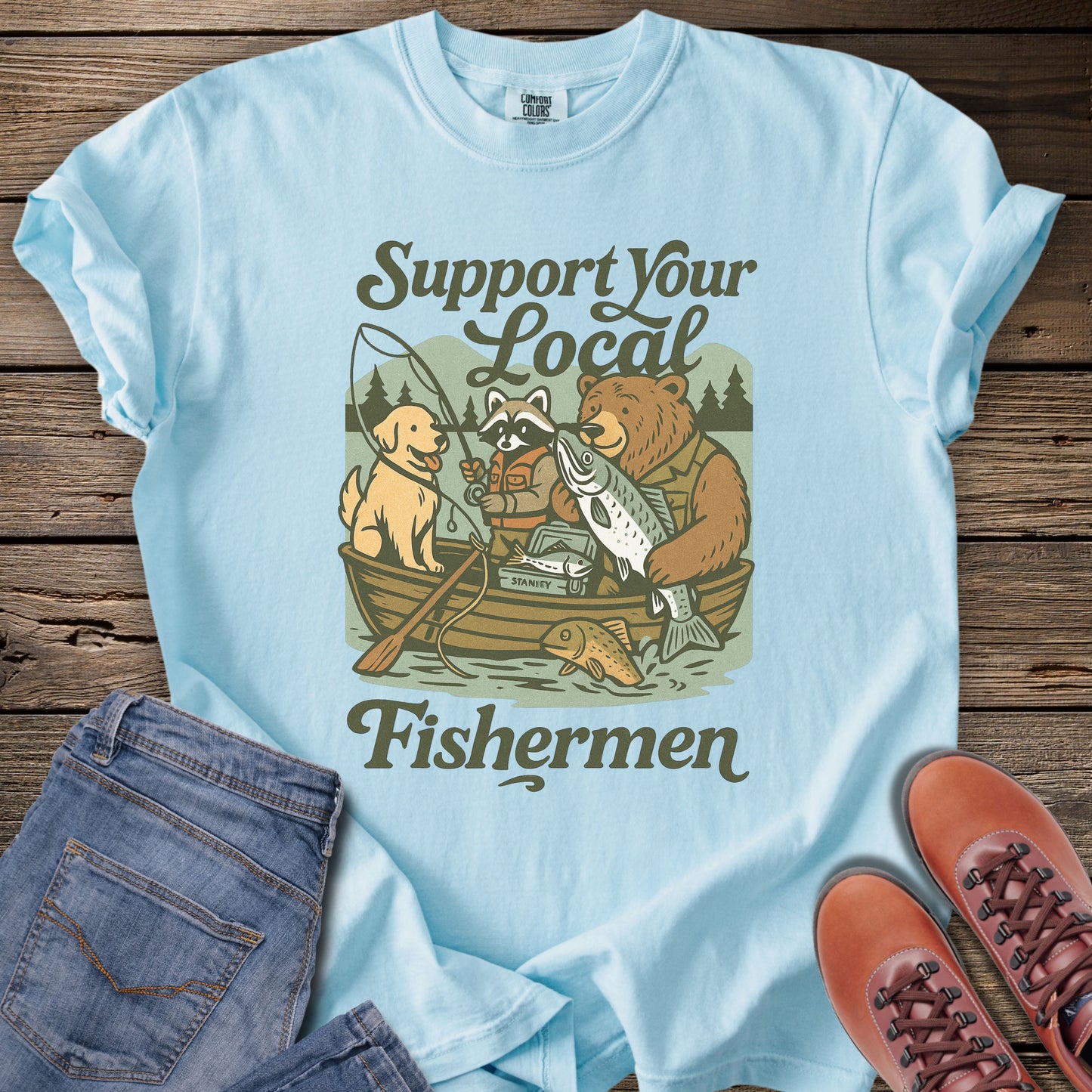 Support Your Local Fishermen T-Shirt