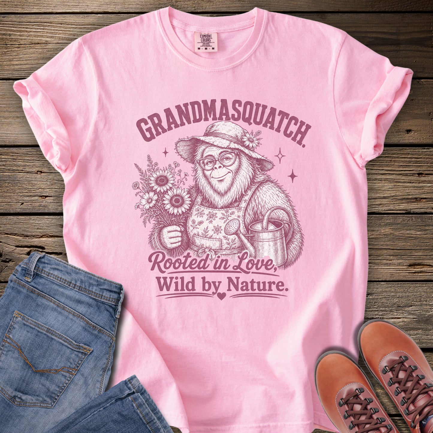 Grandmasquatch Rooted in Love T-Shirt