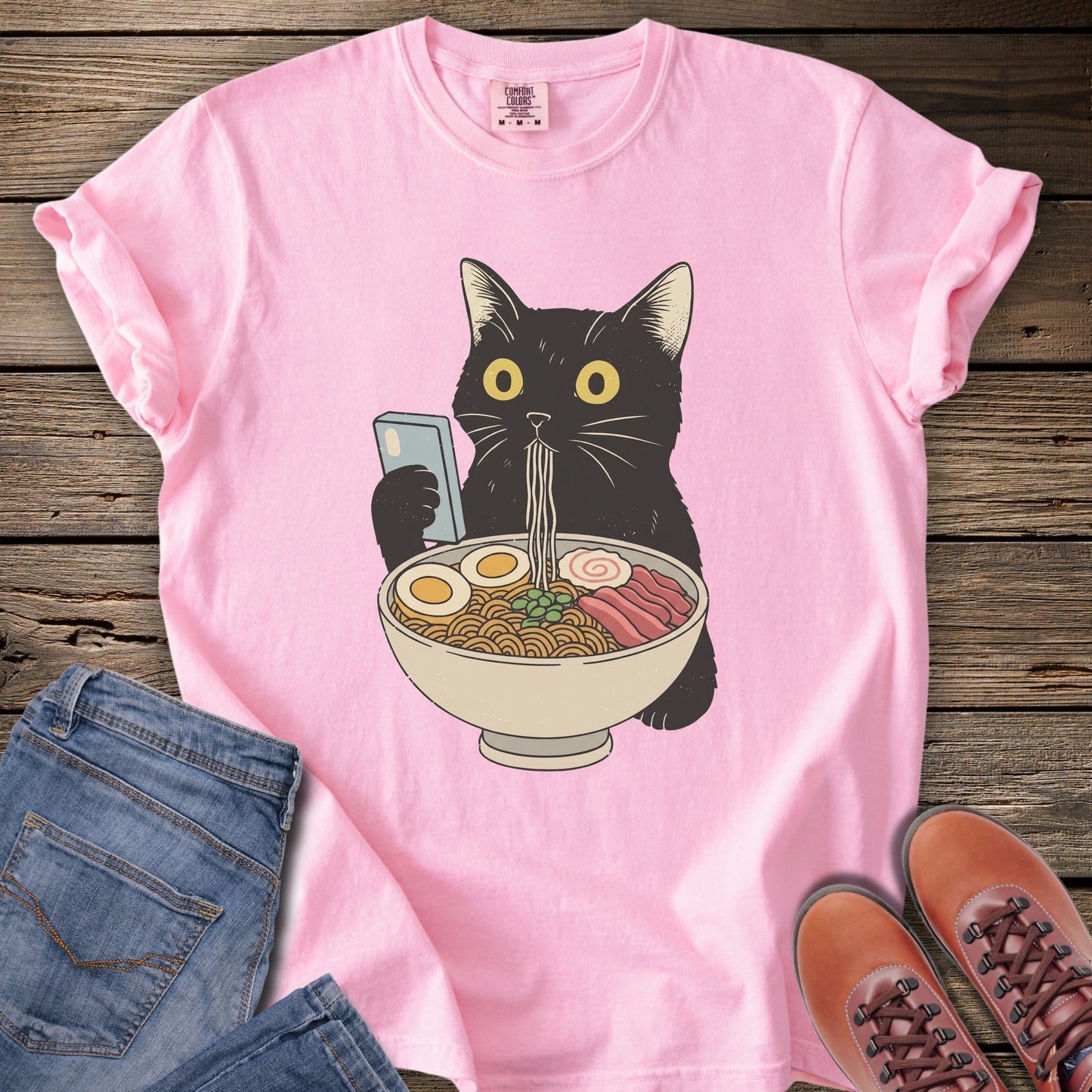 Ramen Cat T‑Shirt