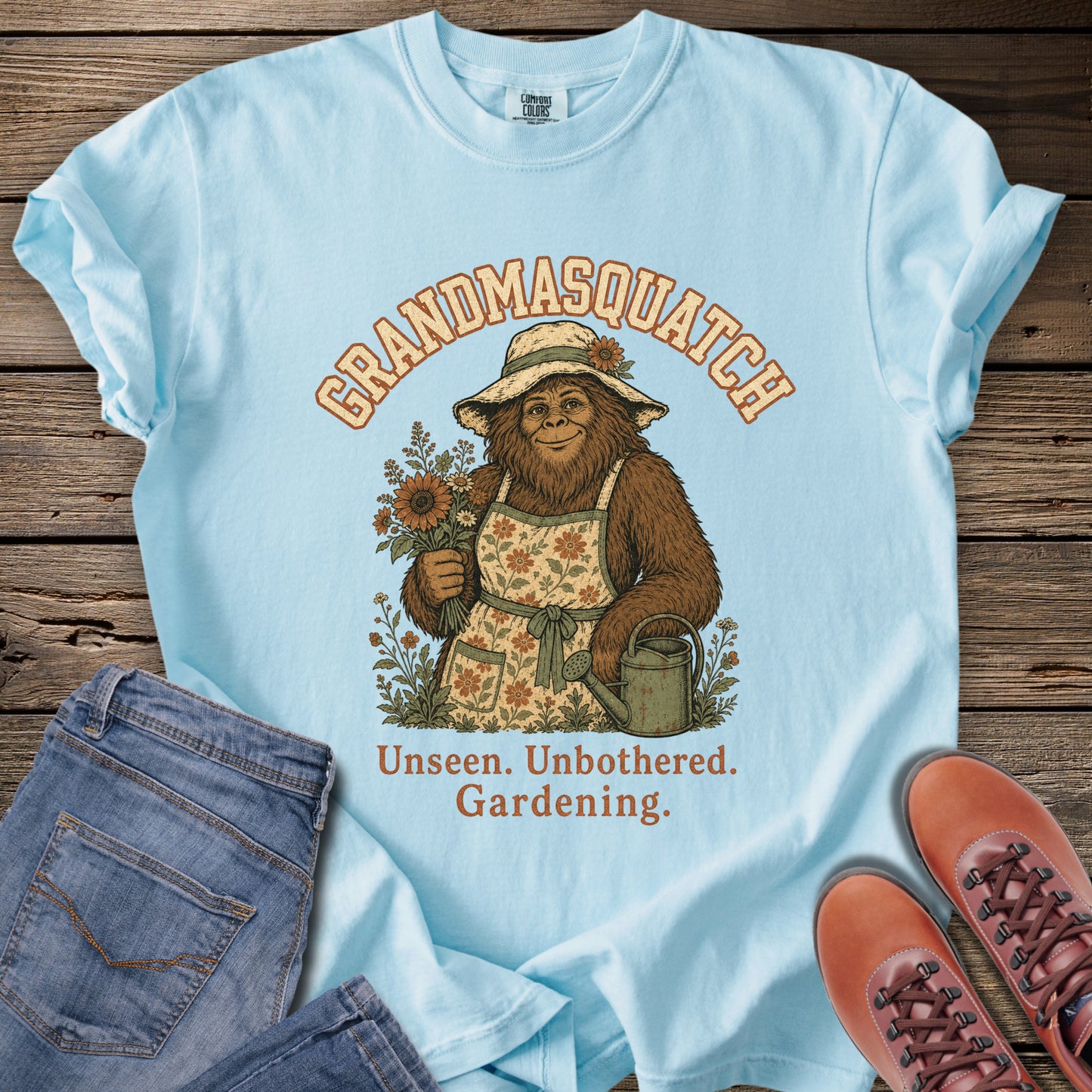 Grandmasquatch Gardening T-Shirt