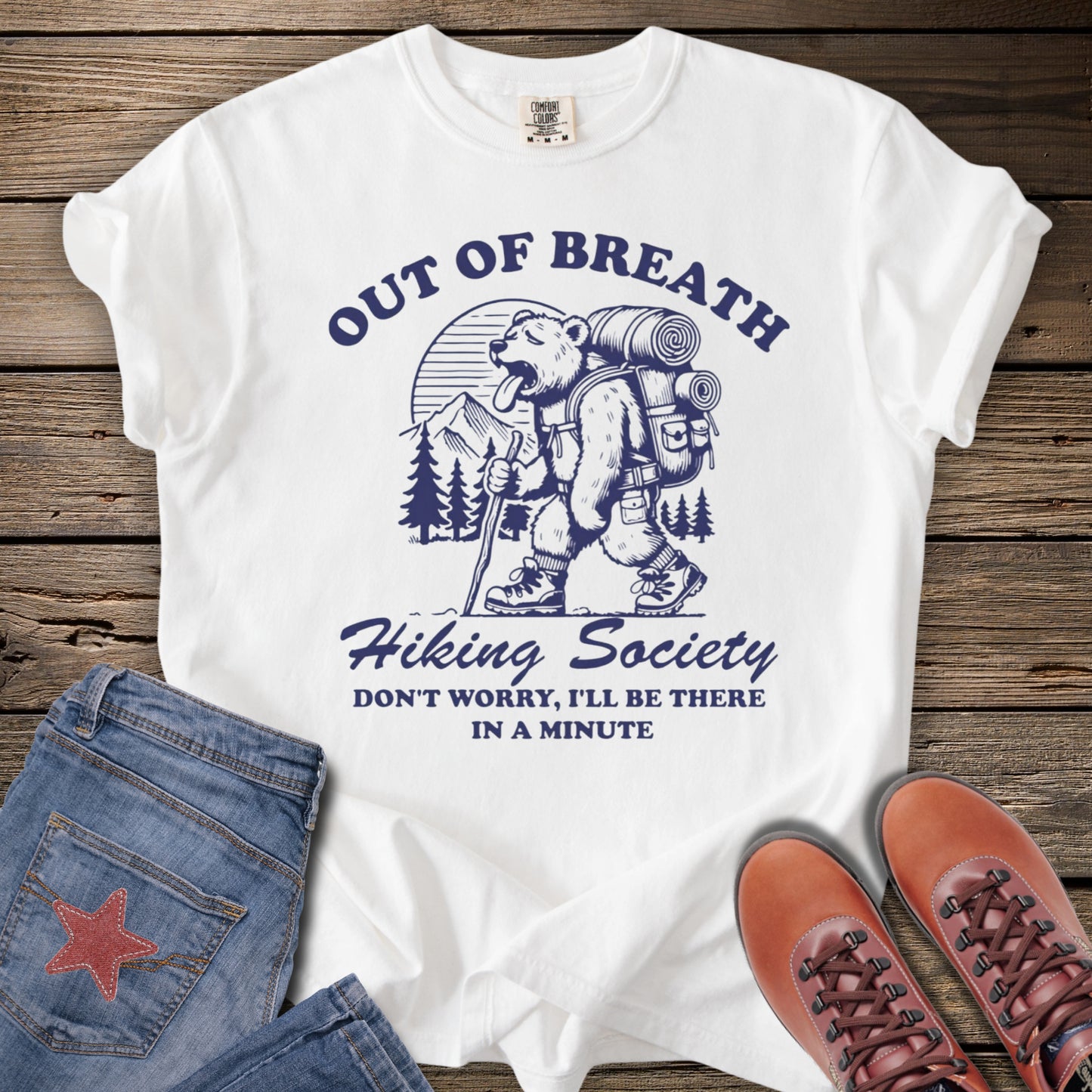 Out of Breath Hiking Society T-Shirt