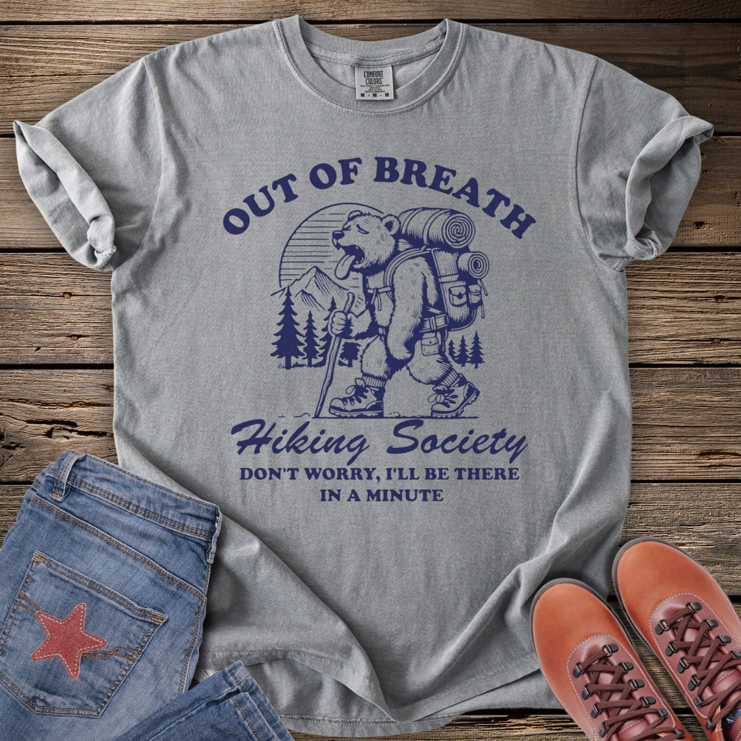 Out of Breath Hiking Society T-Shirt
