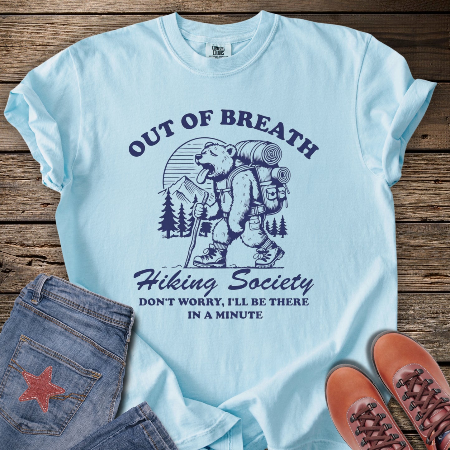 Out of Breath Hiking Society T-Shirt