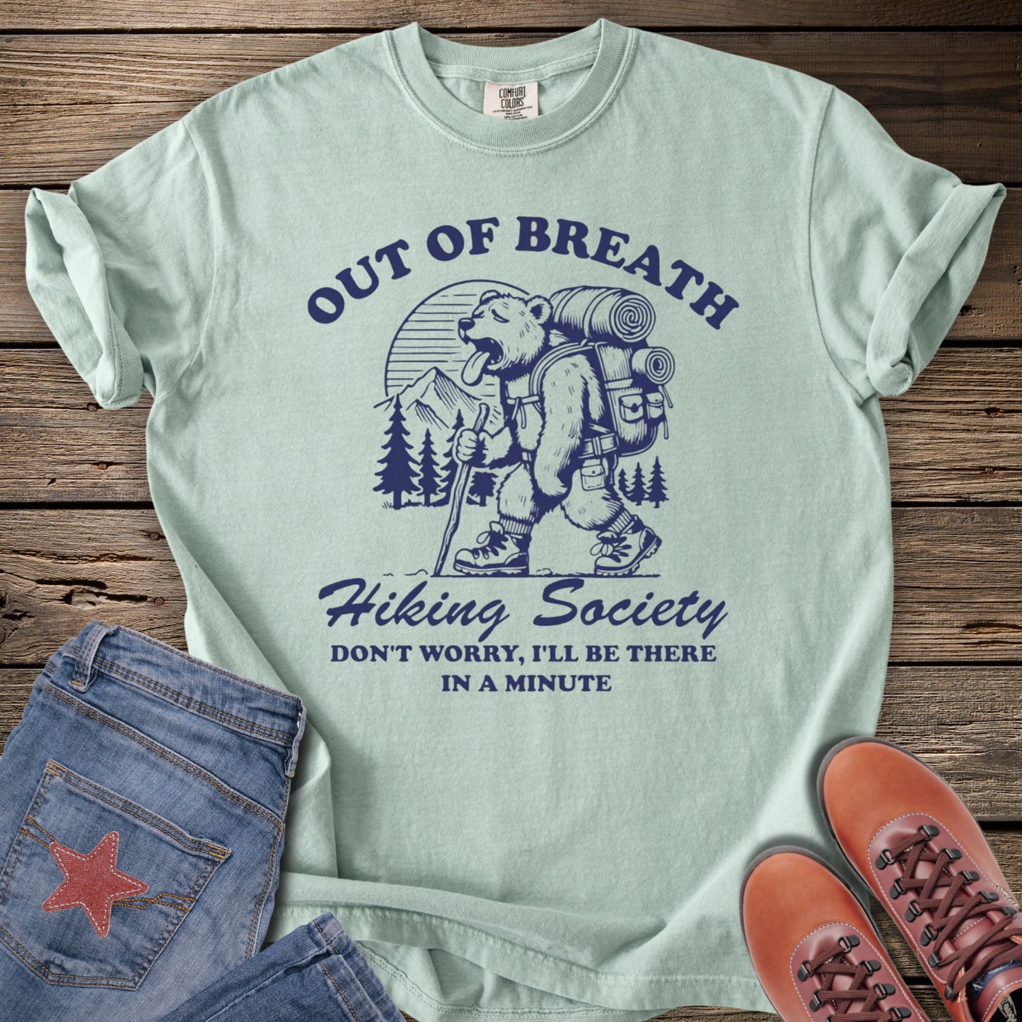 Out of Breath Hiking Society T-Shirt