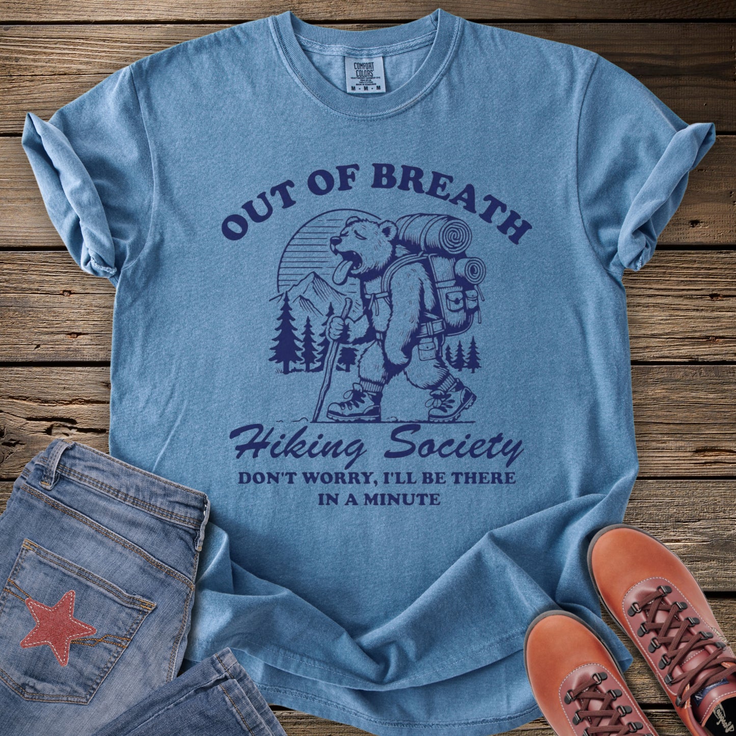 Out of Breath Hiking Society T-Shirt