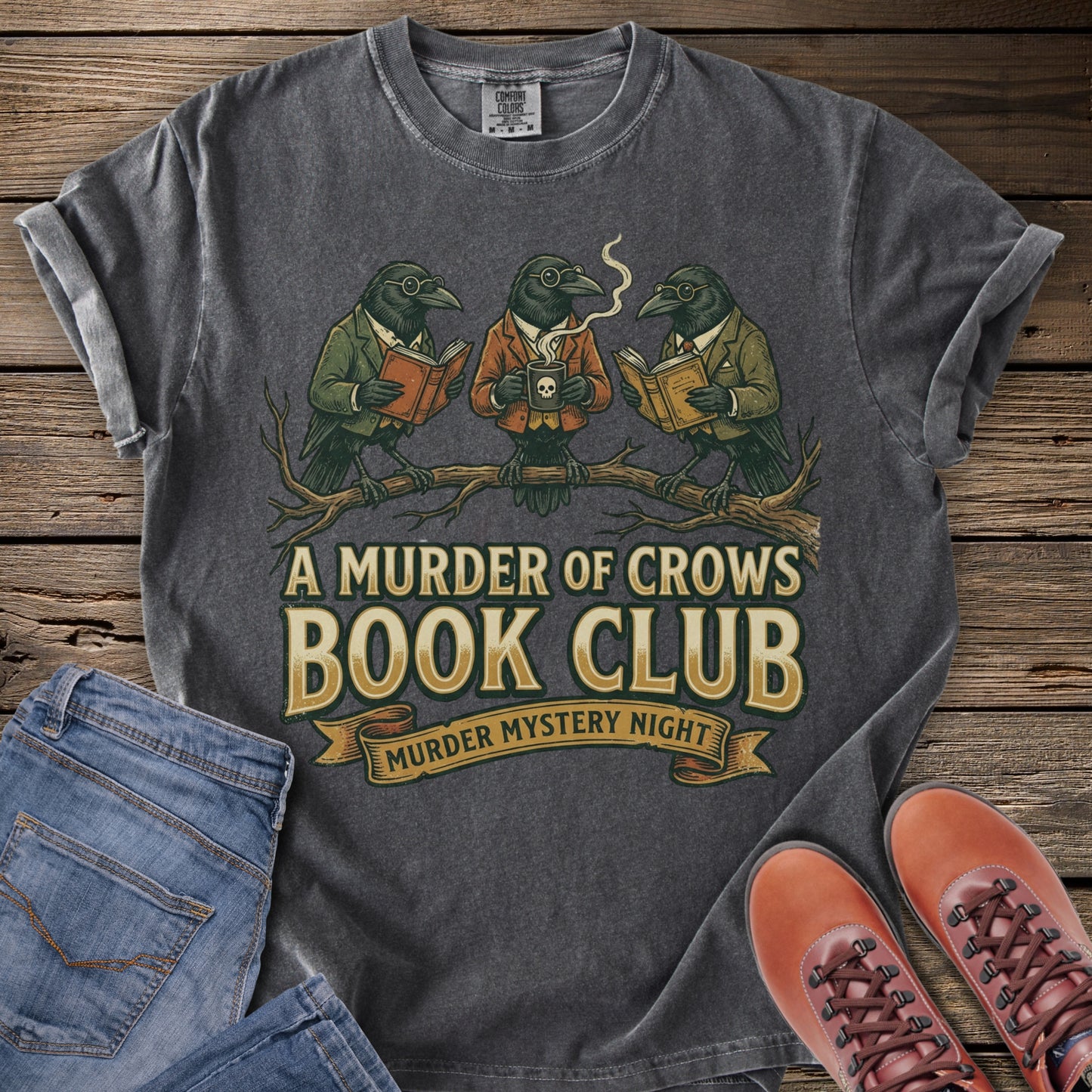 A Murder of Crows Book Club T-Shirt