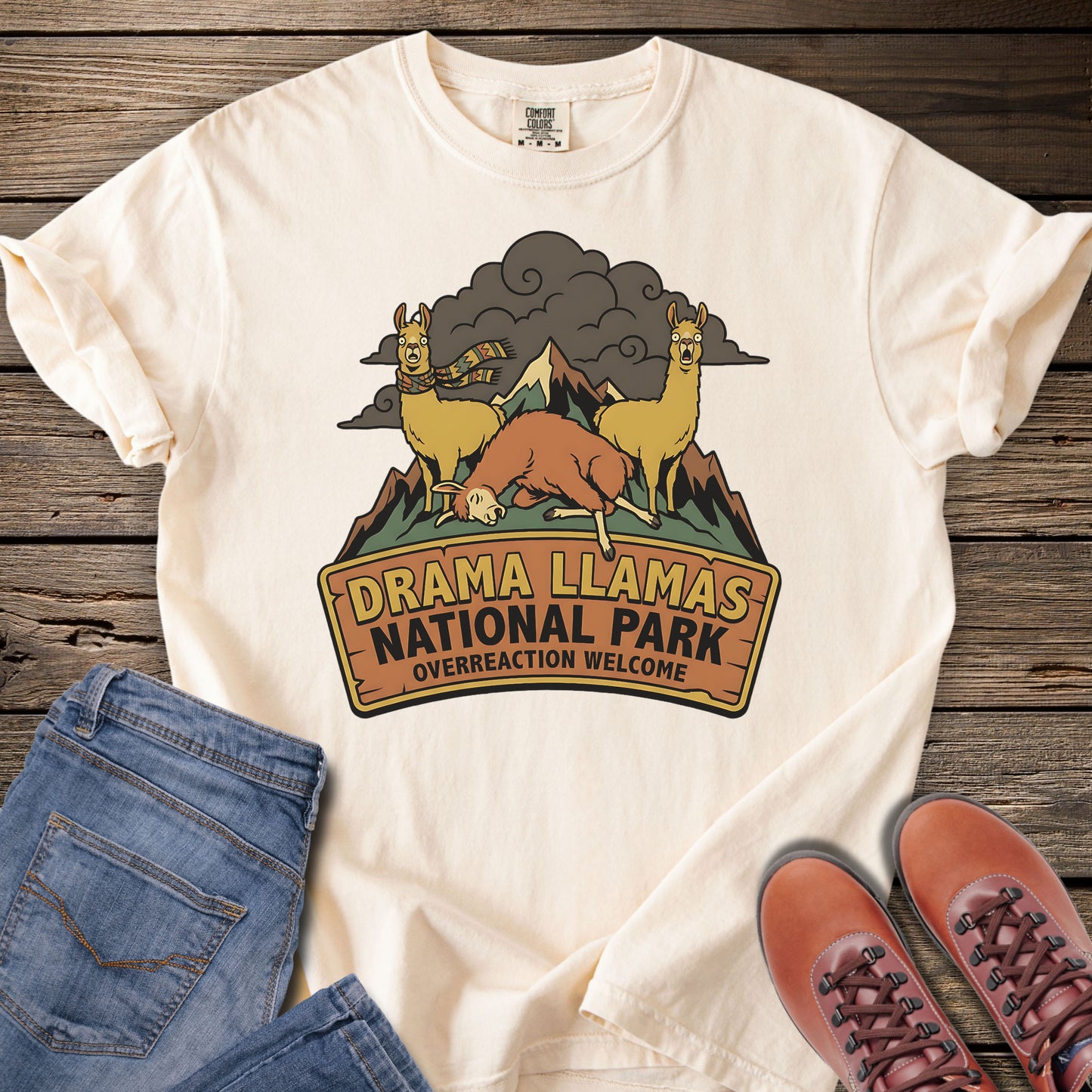 Drama Llamas National Park T-Shirt