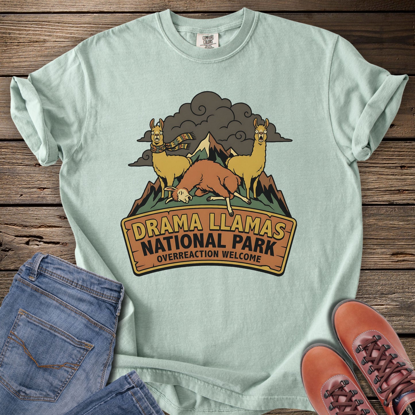 Drama Llamas National Park T-Shirt