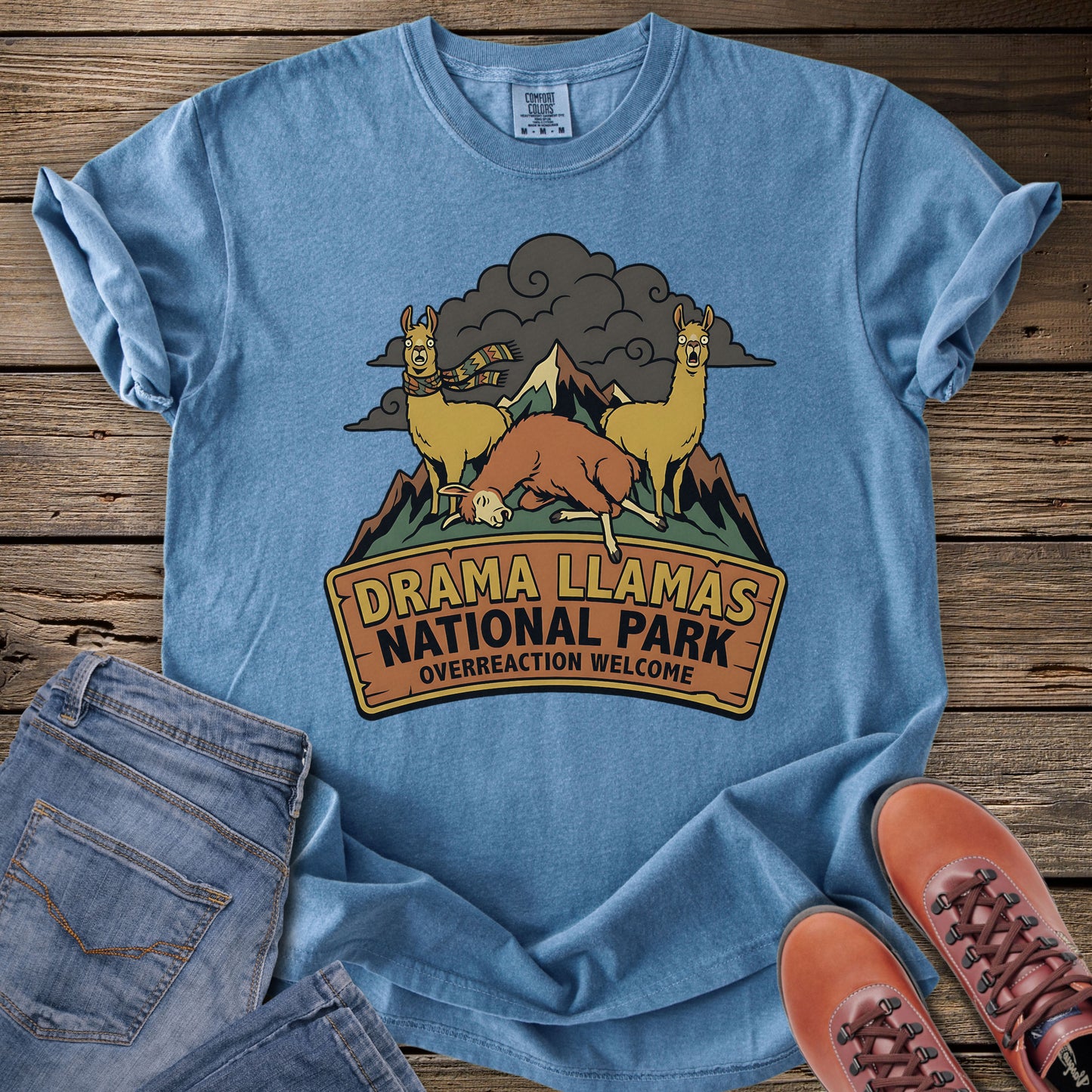 Drama Llamas National Park T-Shirt