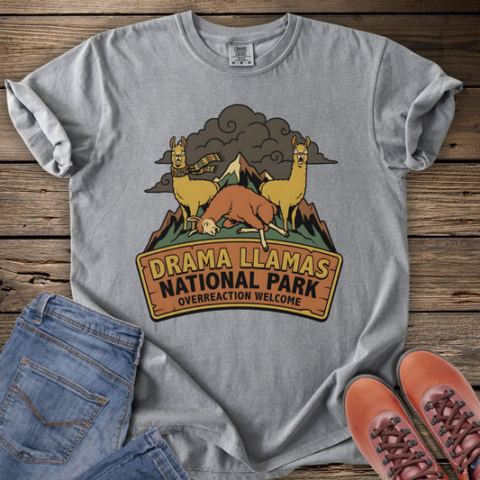 Drama Llamas National Park T-Shirt