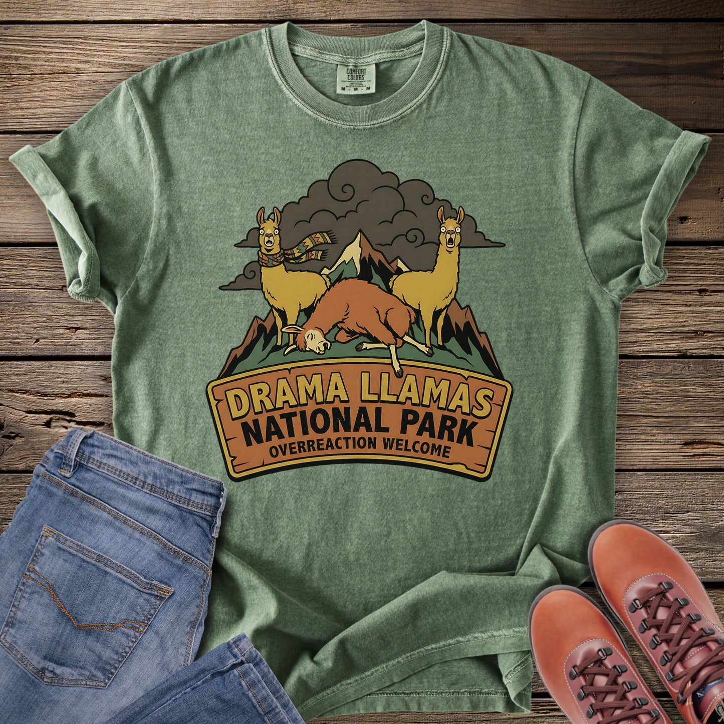 Drama Llamas National Park T-Shirt