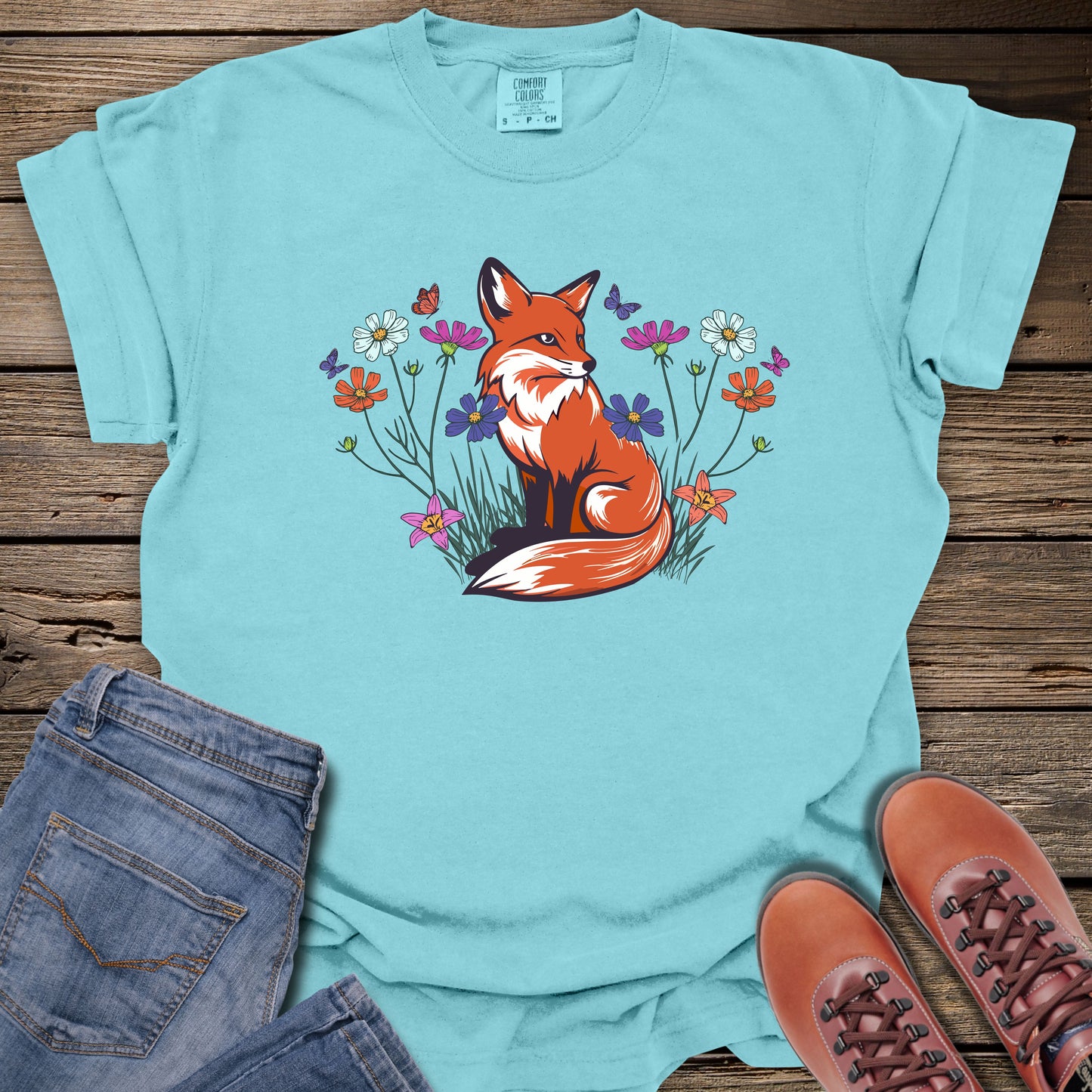 Floral Fox T-Shirt