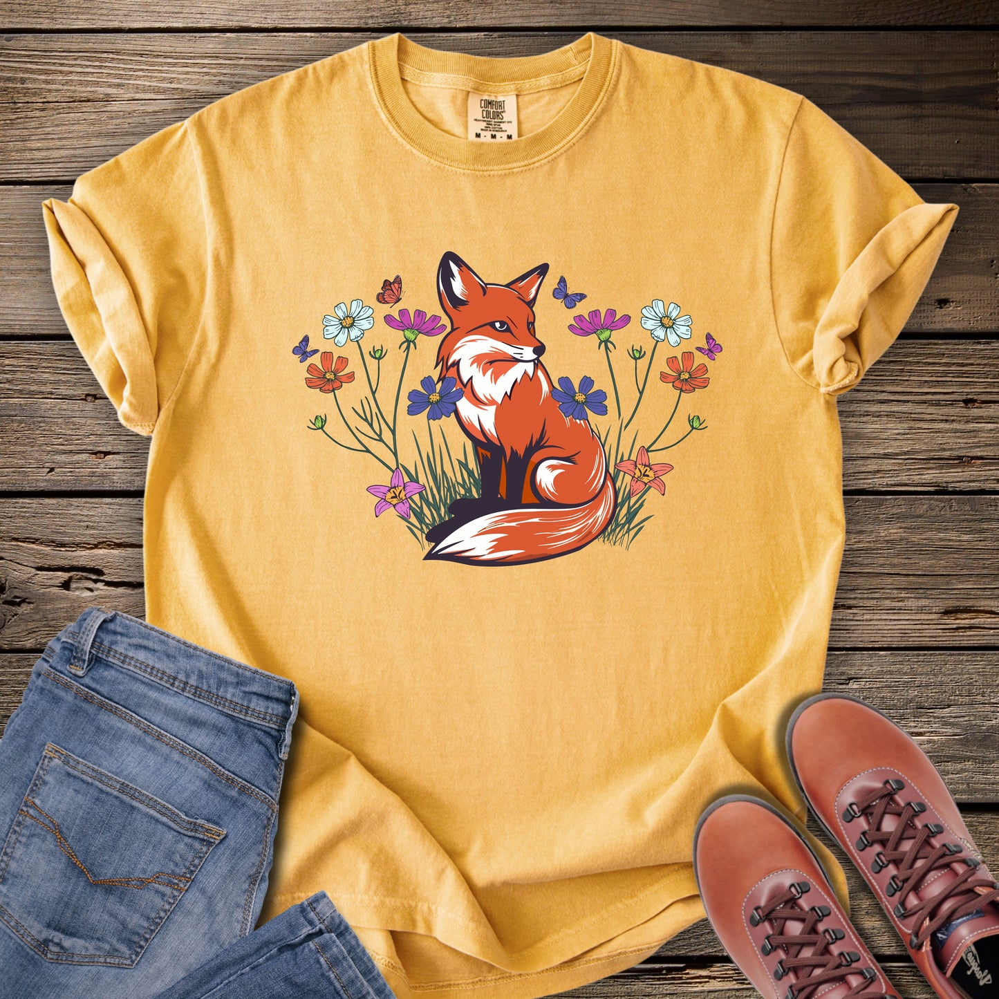 Floral Fox T-Shirt