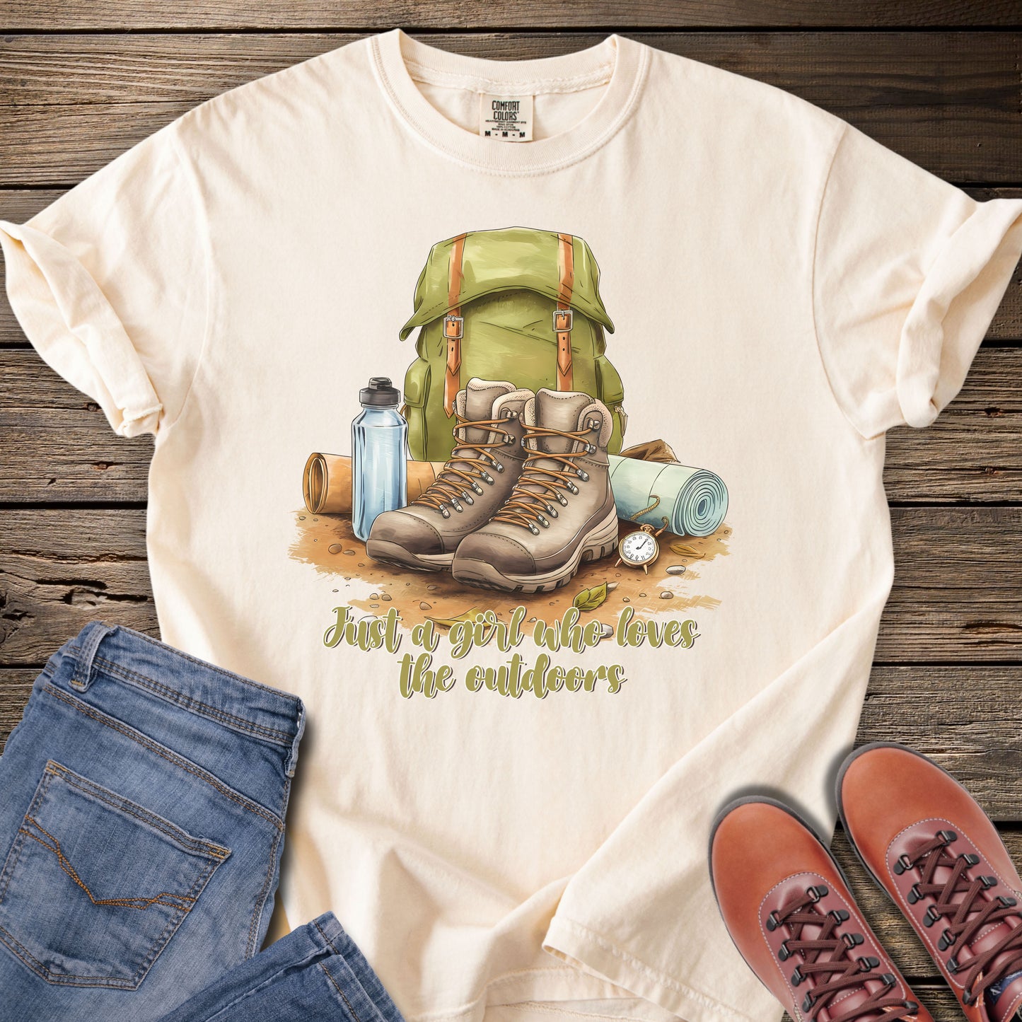 Just a Girl Who Loves the Outdoors T-Shirt
