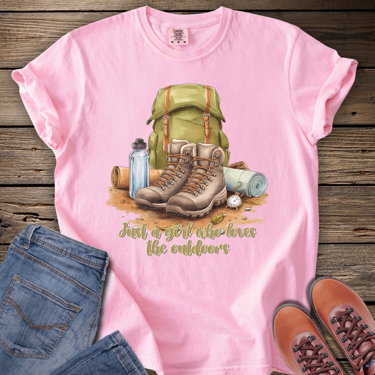Just a Girl Who Loves the Outdoors T-Shirt