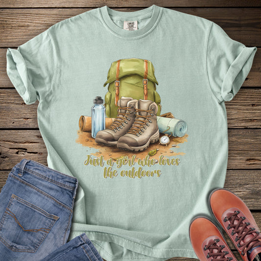Just a Girl Who Loves the Outdoors T-Shirt