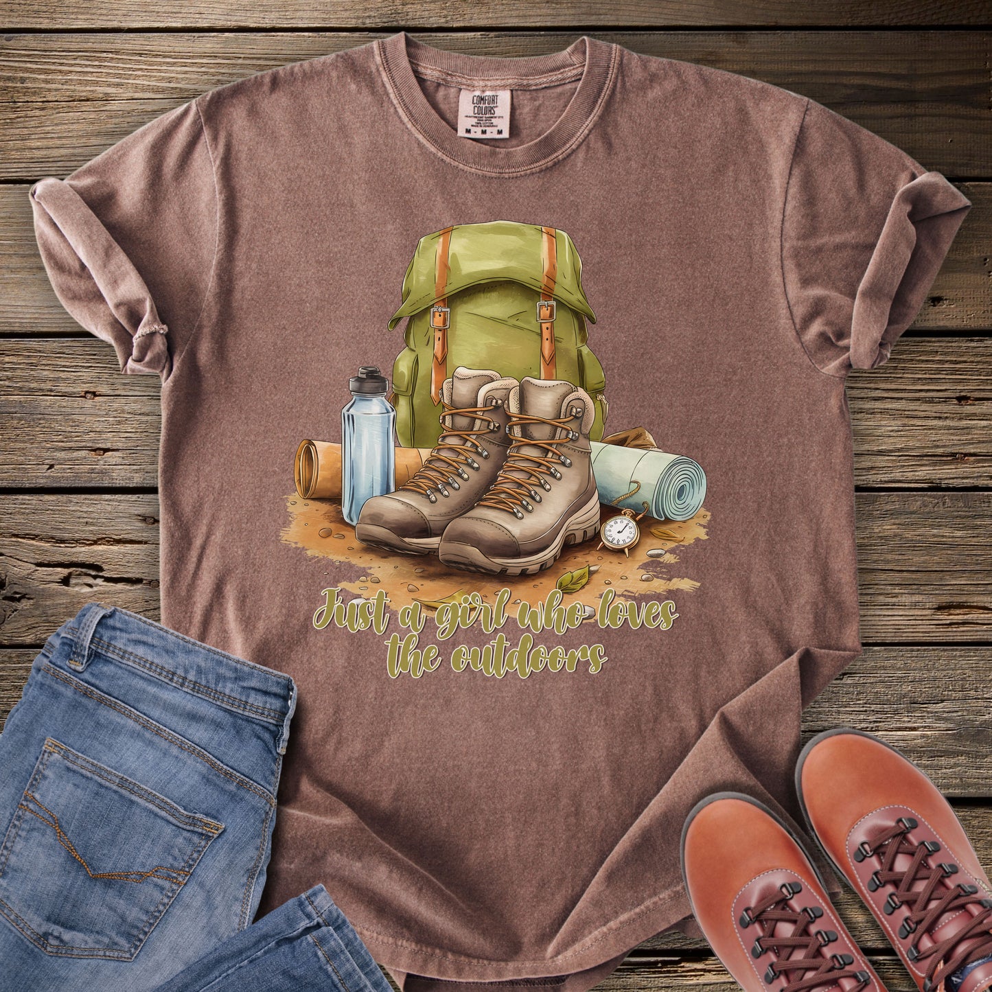 Just a Girl Who Loves the Outdoors T-Shirt