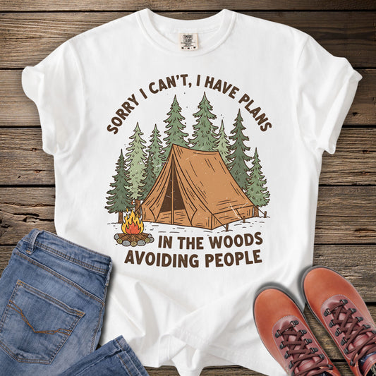 Sorry I Can't, I Have Plans T-Shirt