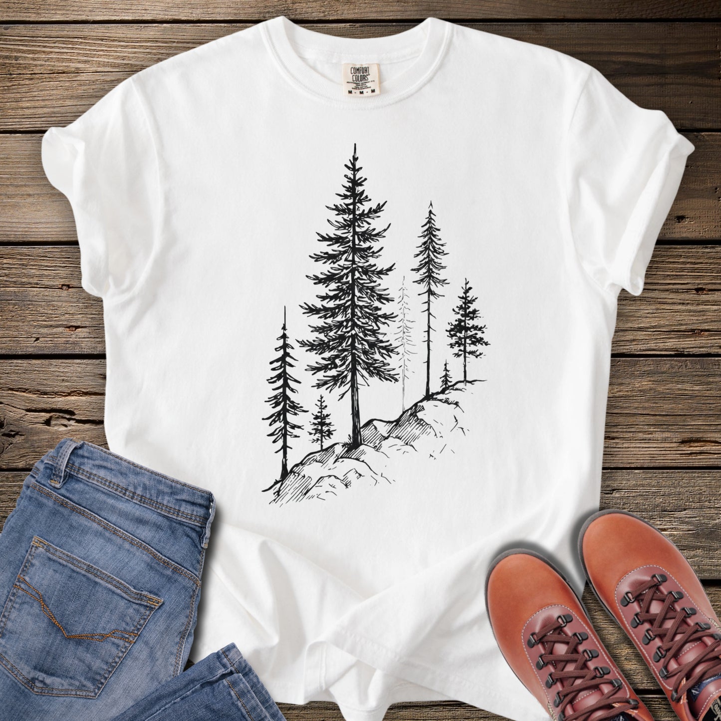 Mountain Pine Tree T-Shirt