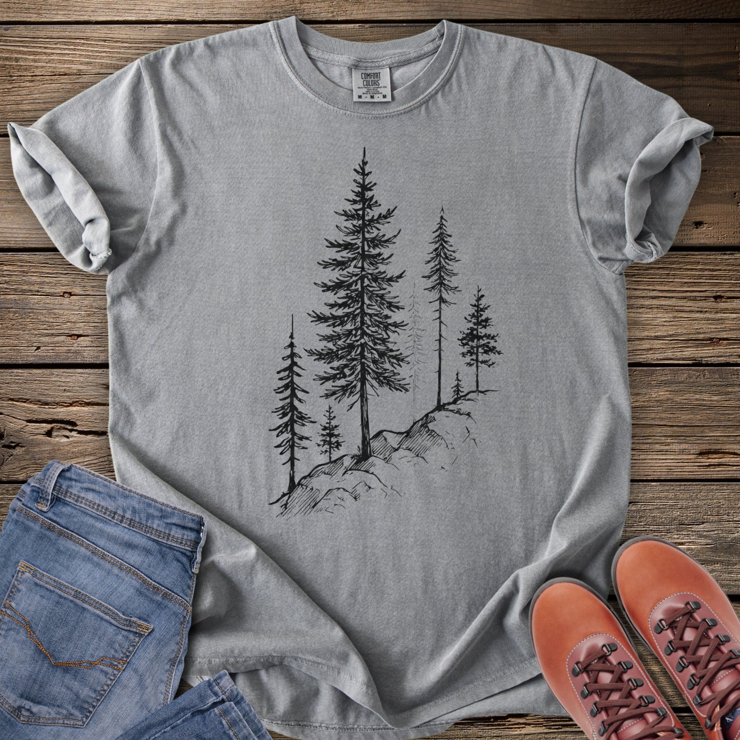 Mountain Pine Tree T-Shirt