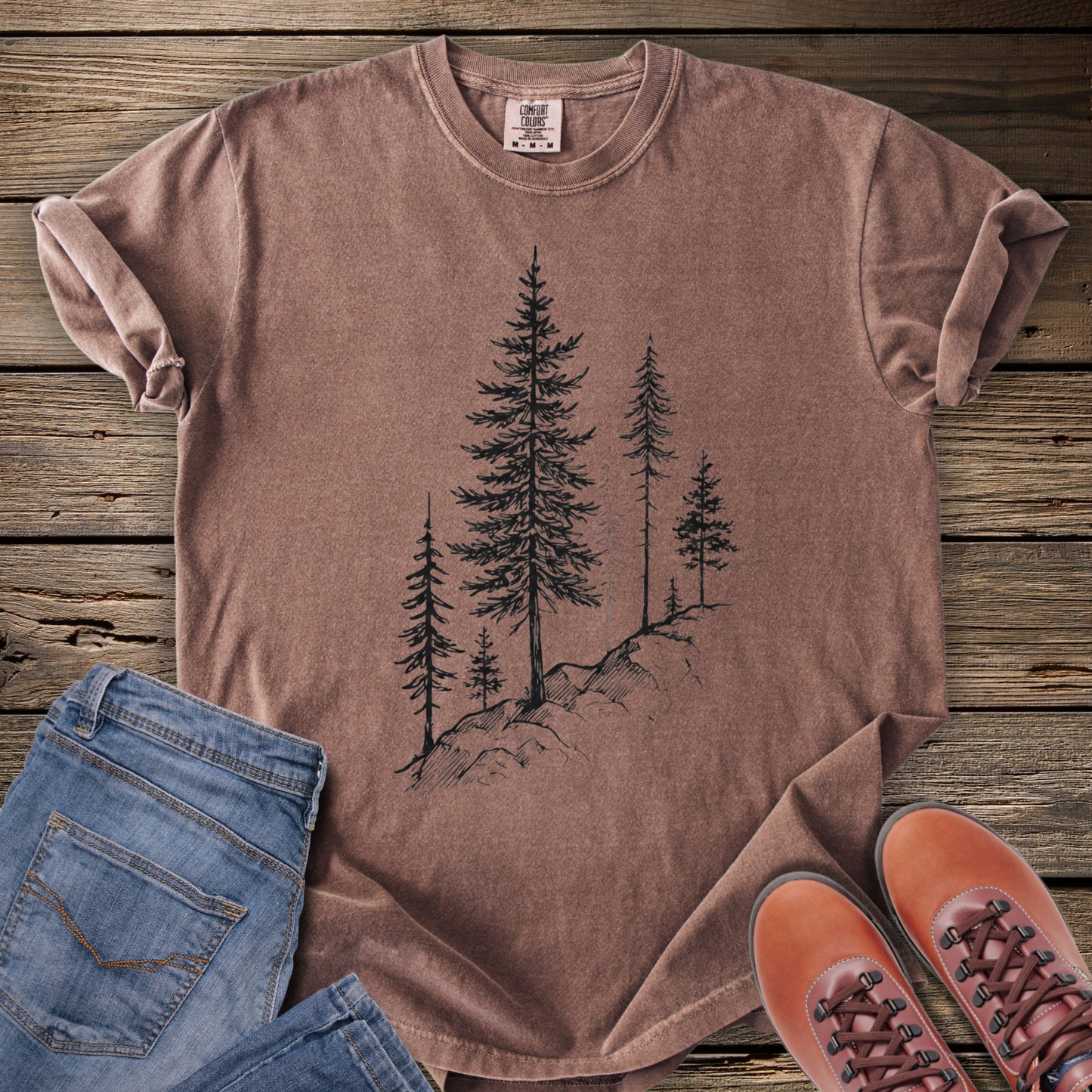 Mountain Pine Tree T-Shirt