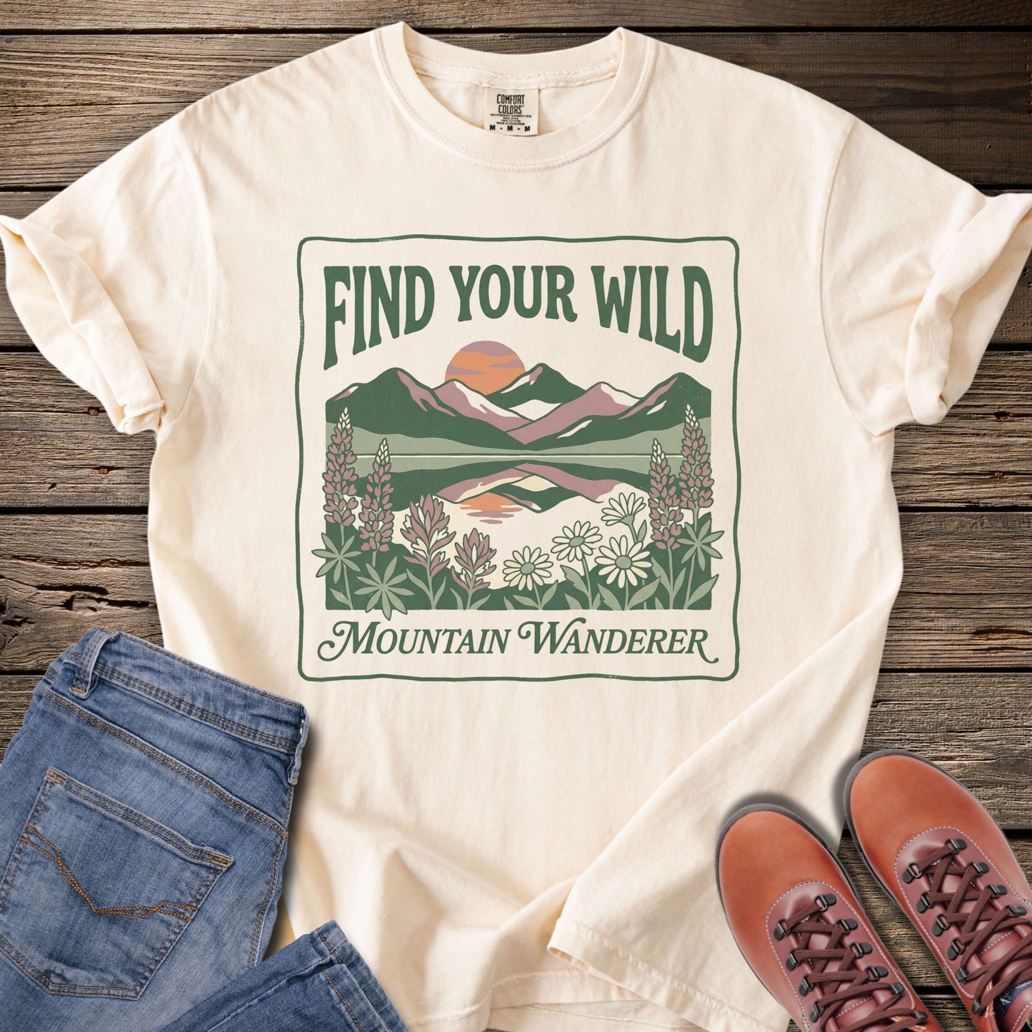 Find Your Wild Mountain Wanderer T-Shirt