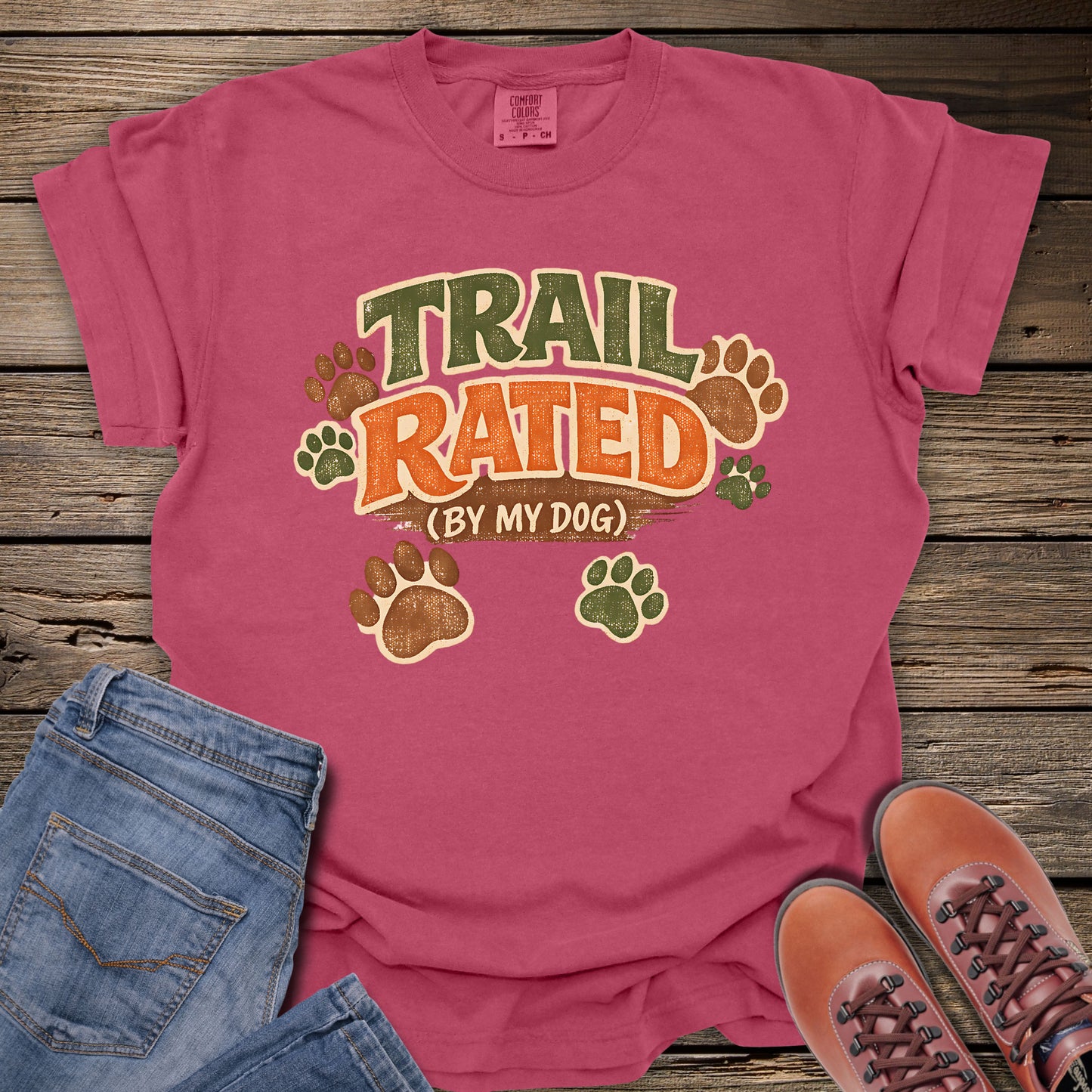Trail Rated (By My Dog) T-Shirt