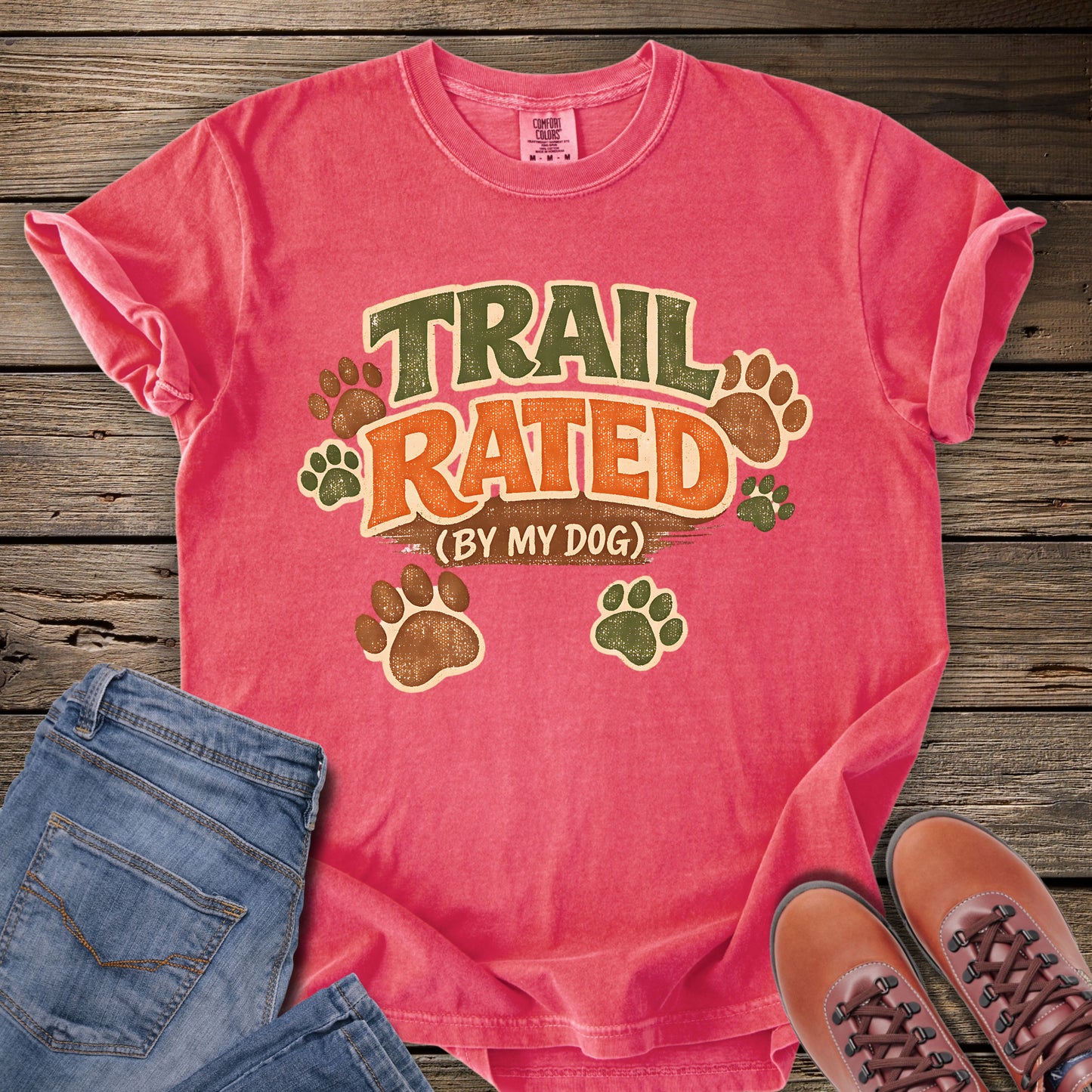 Trail Rated (By My Dog) T-Shirt