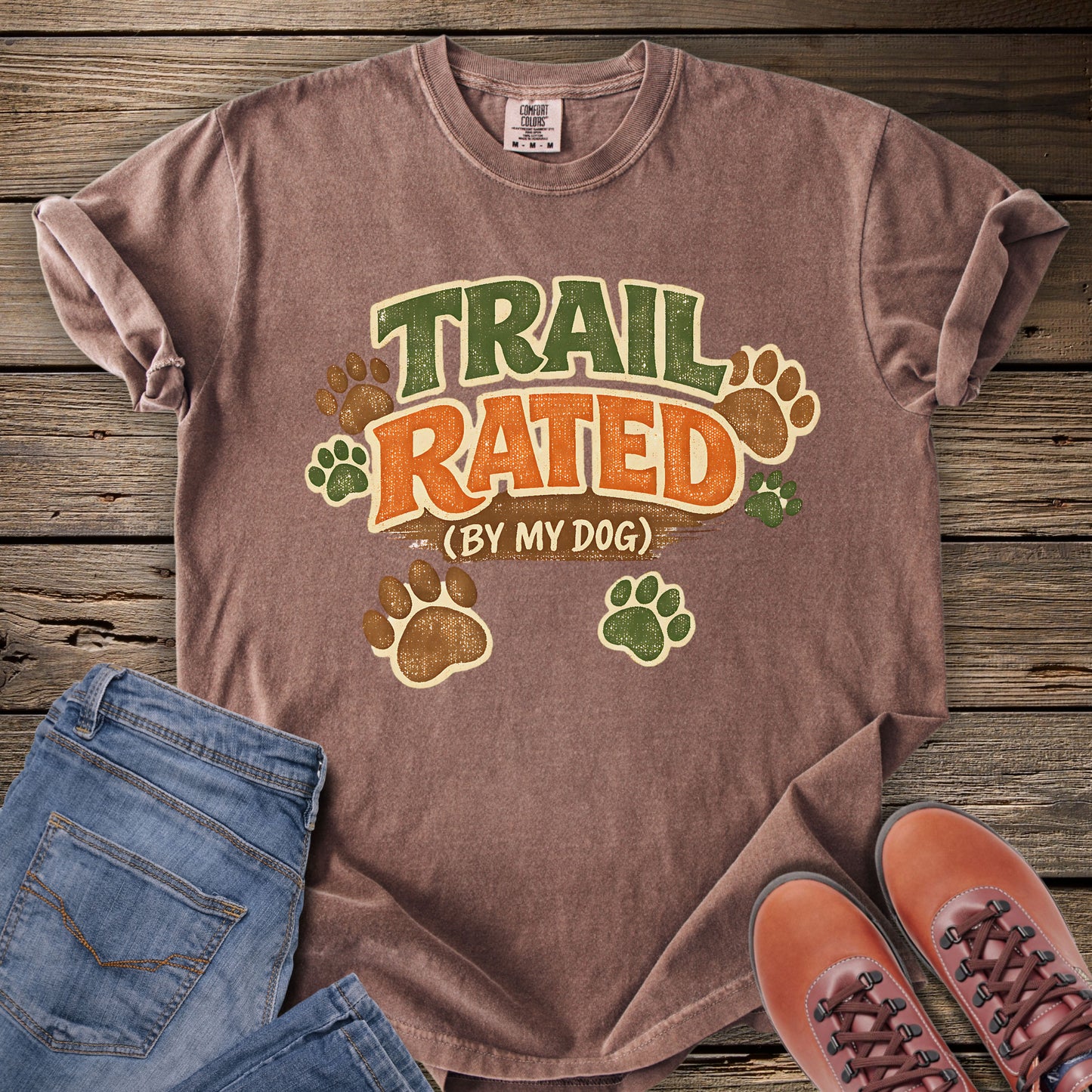 Trail Rated (By My Dog) T-Shirt