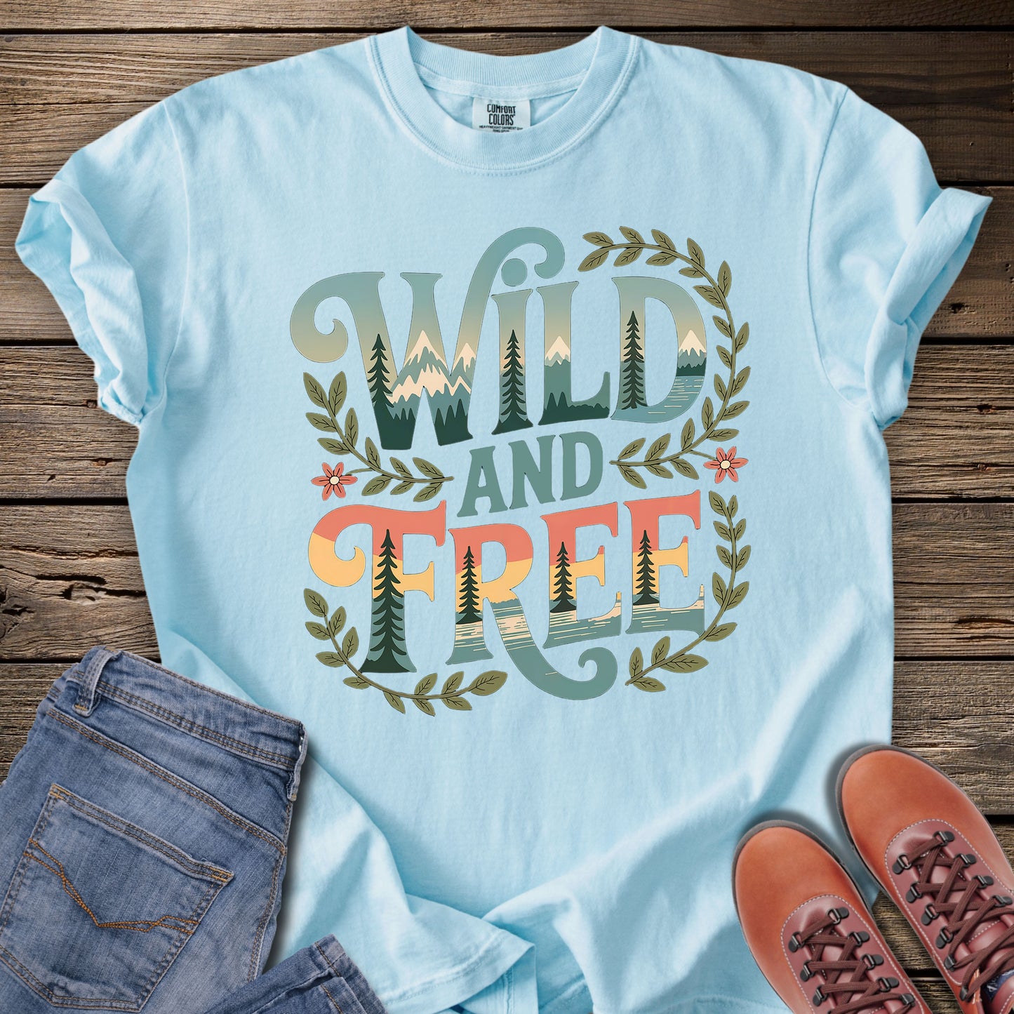 Wild and Free T‑Shirt