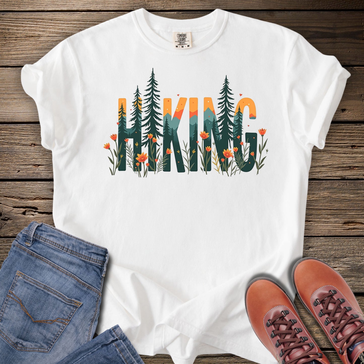 Hiking in Wildflower T-Shirt