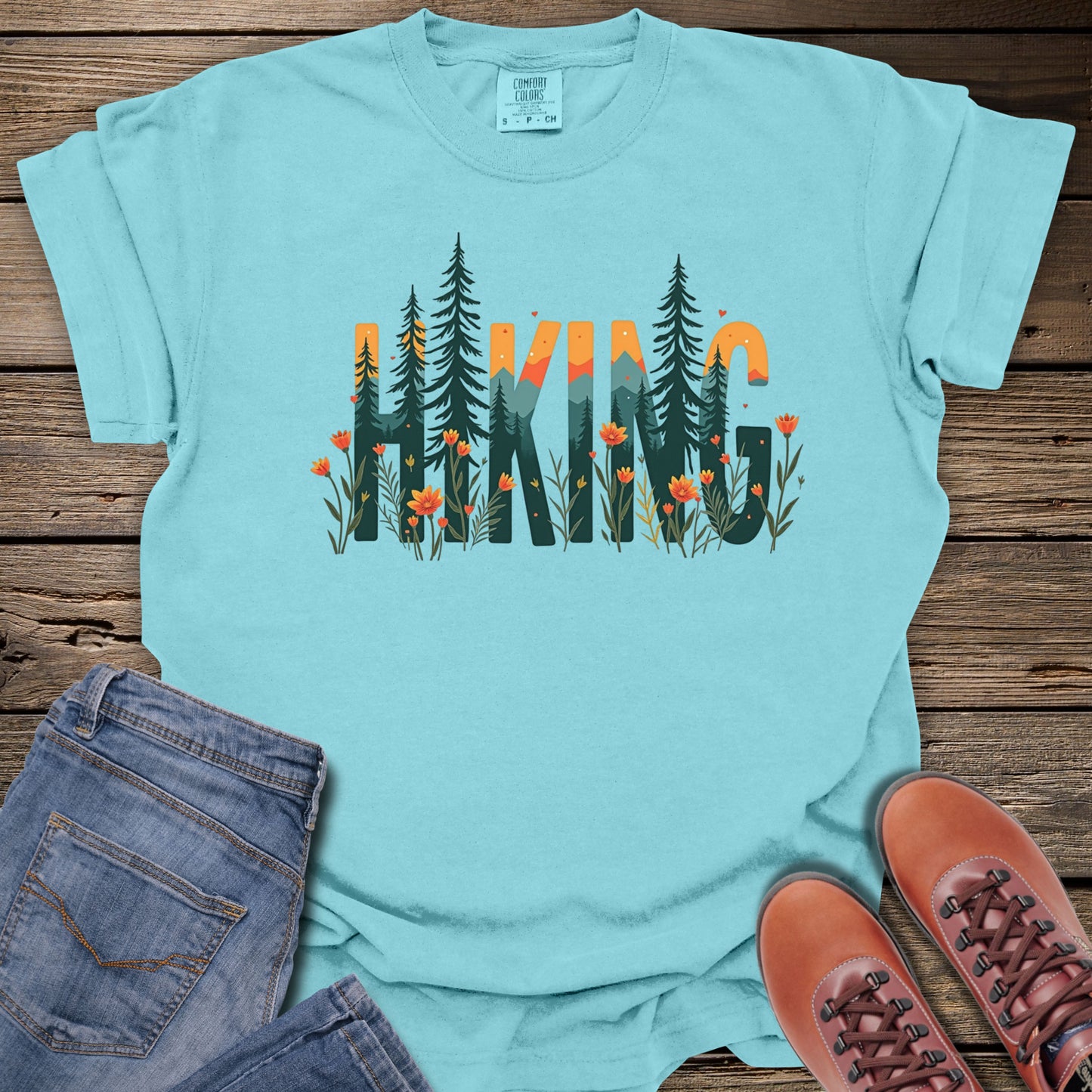 Hiking in Wildflower T-Shirt