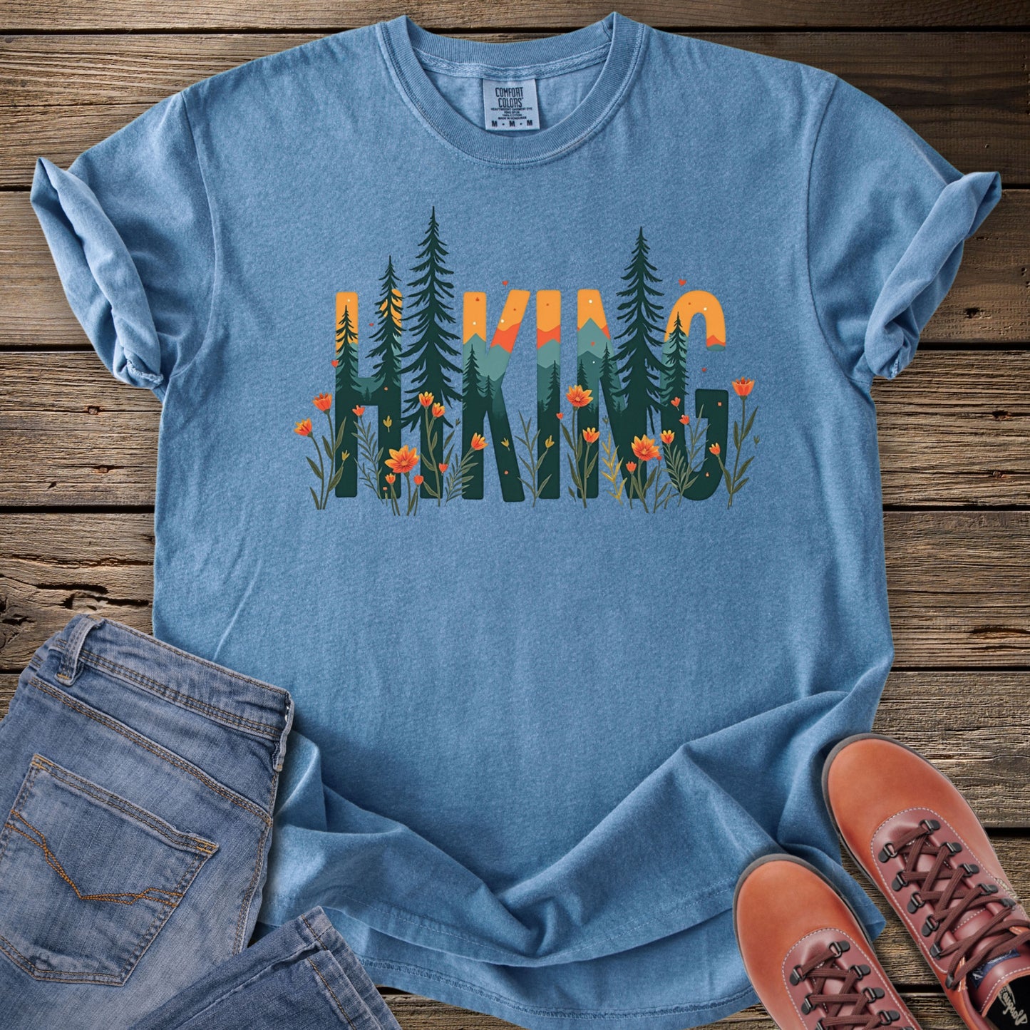 Hiking in Wildflower T-Shirt