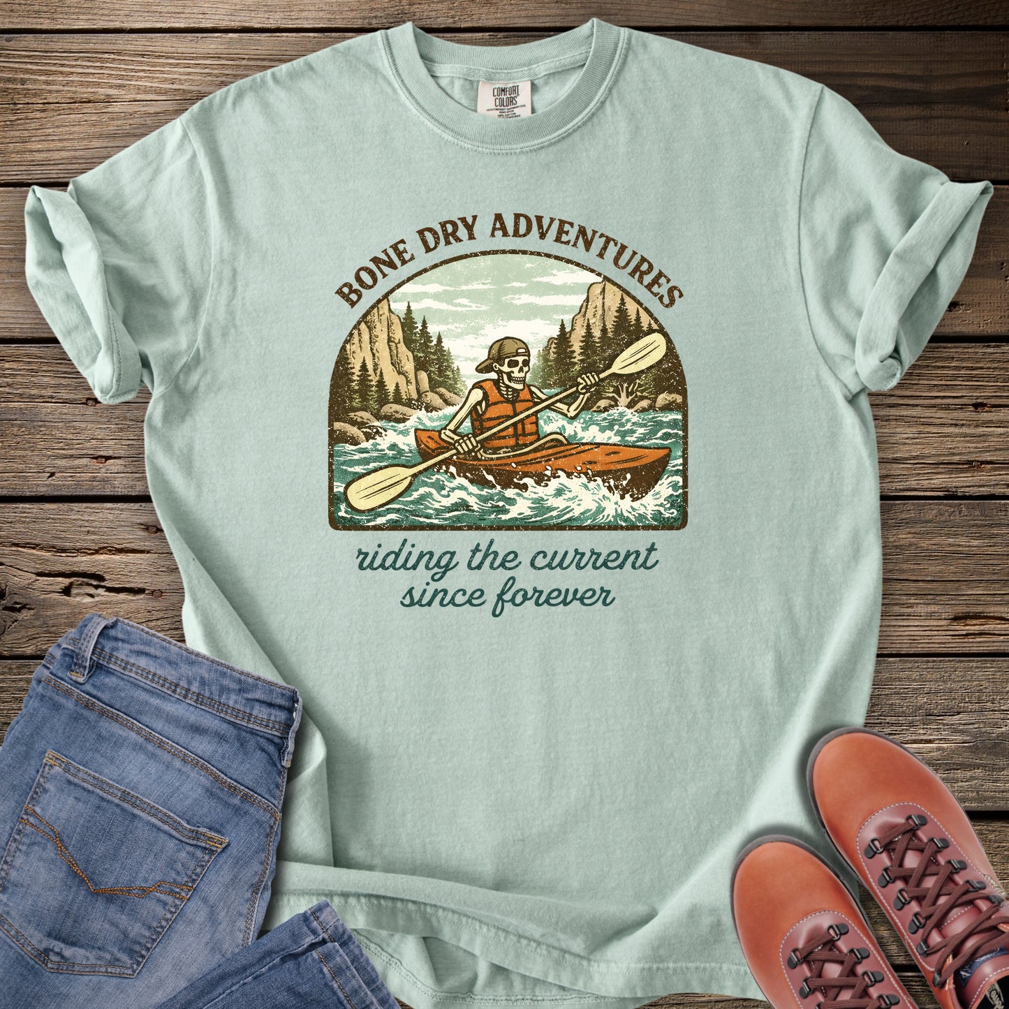 Bone Dry Adventures Kayak T-Shirt