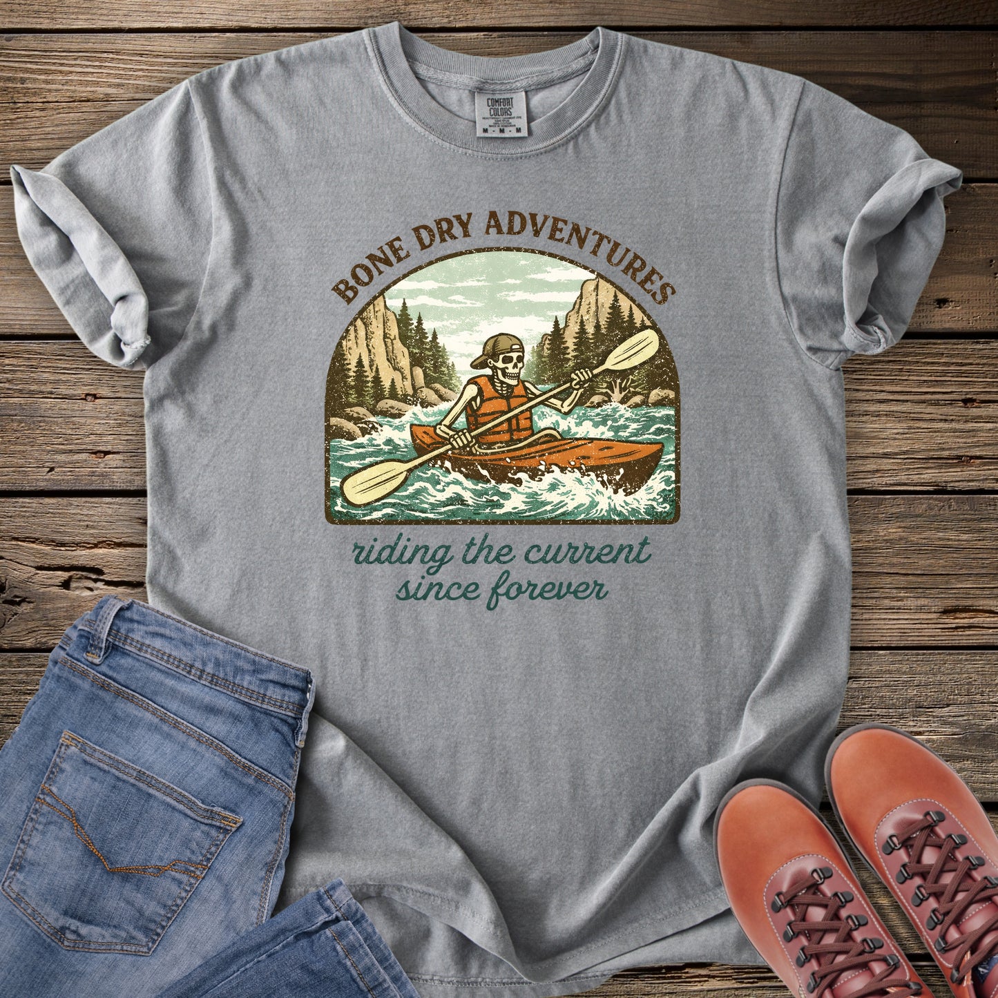 Bone Dry Adventures Kayak T-Shirt