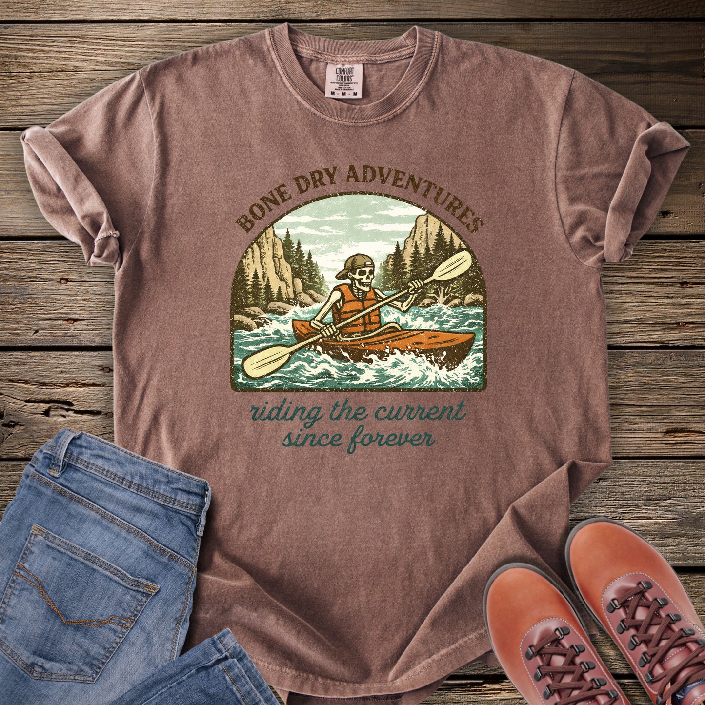Bone Dry Adventures Kayak T-Shirt
